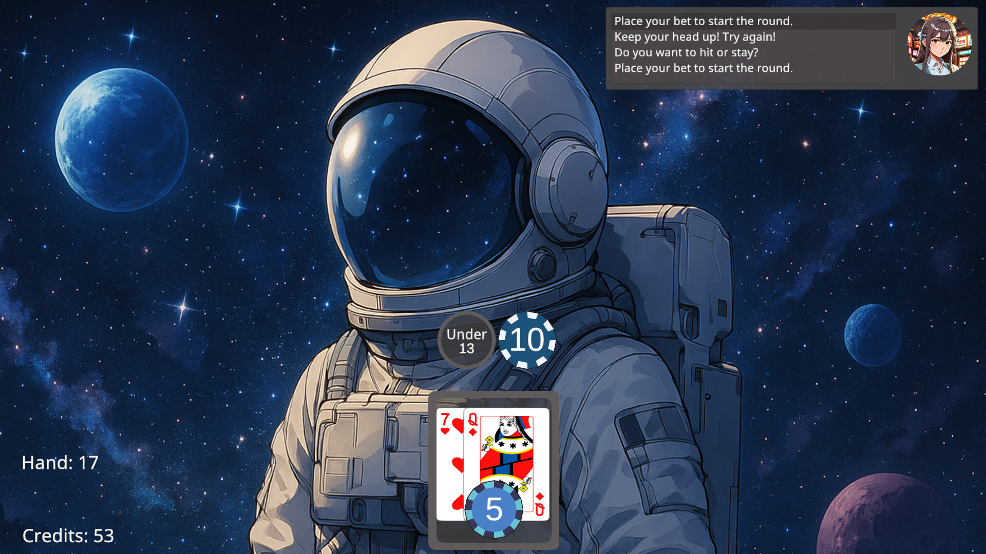 Hit and Stand Blackjack