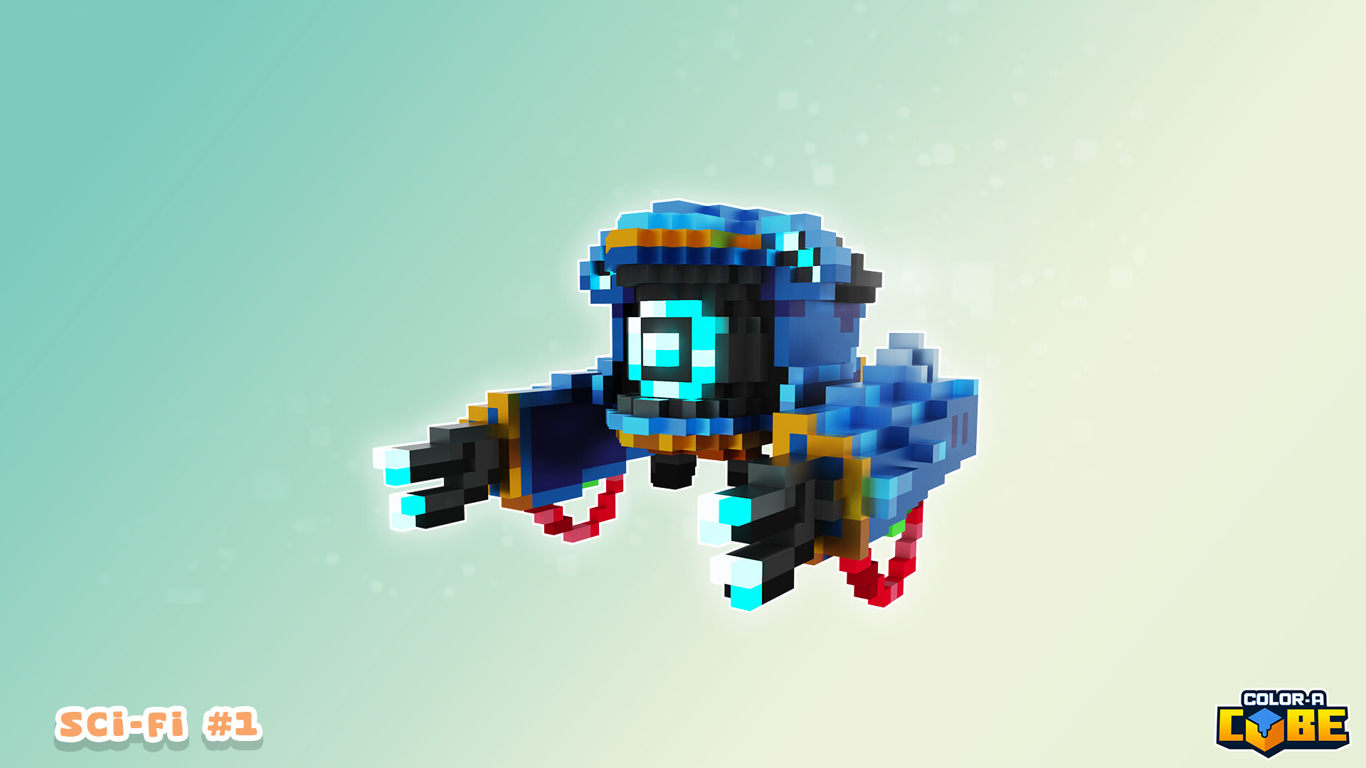 Color-A-Cube: Scifi Pack #1