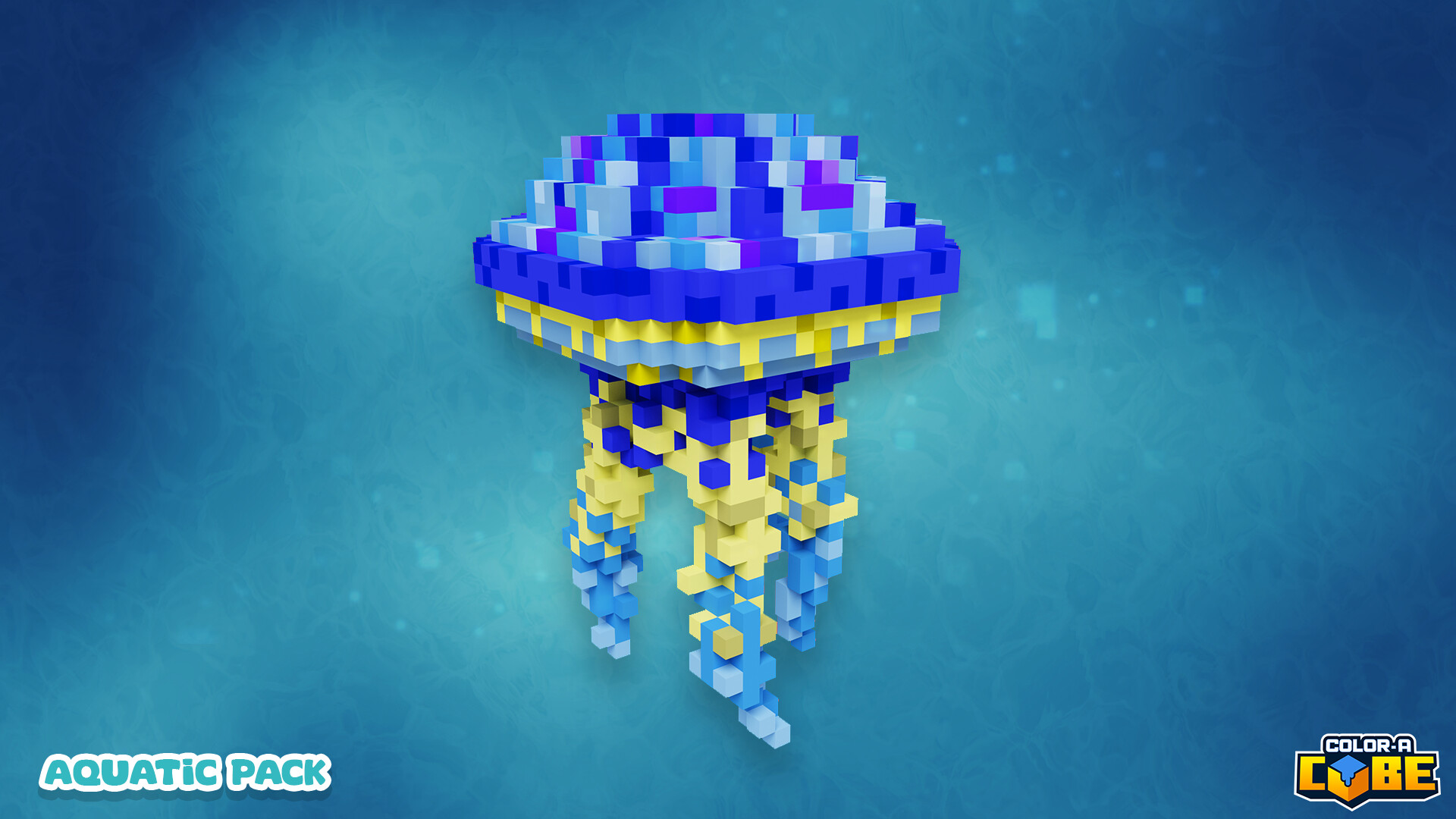 Color-A-Cube: Aquatic Pack #1