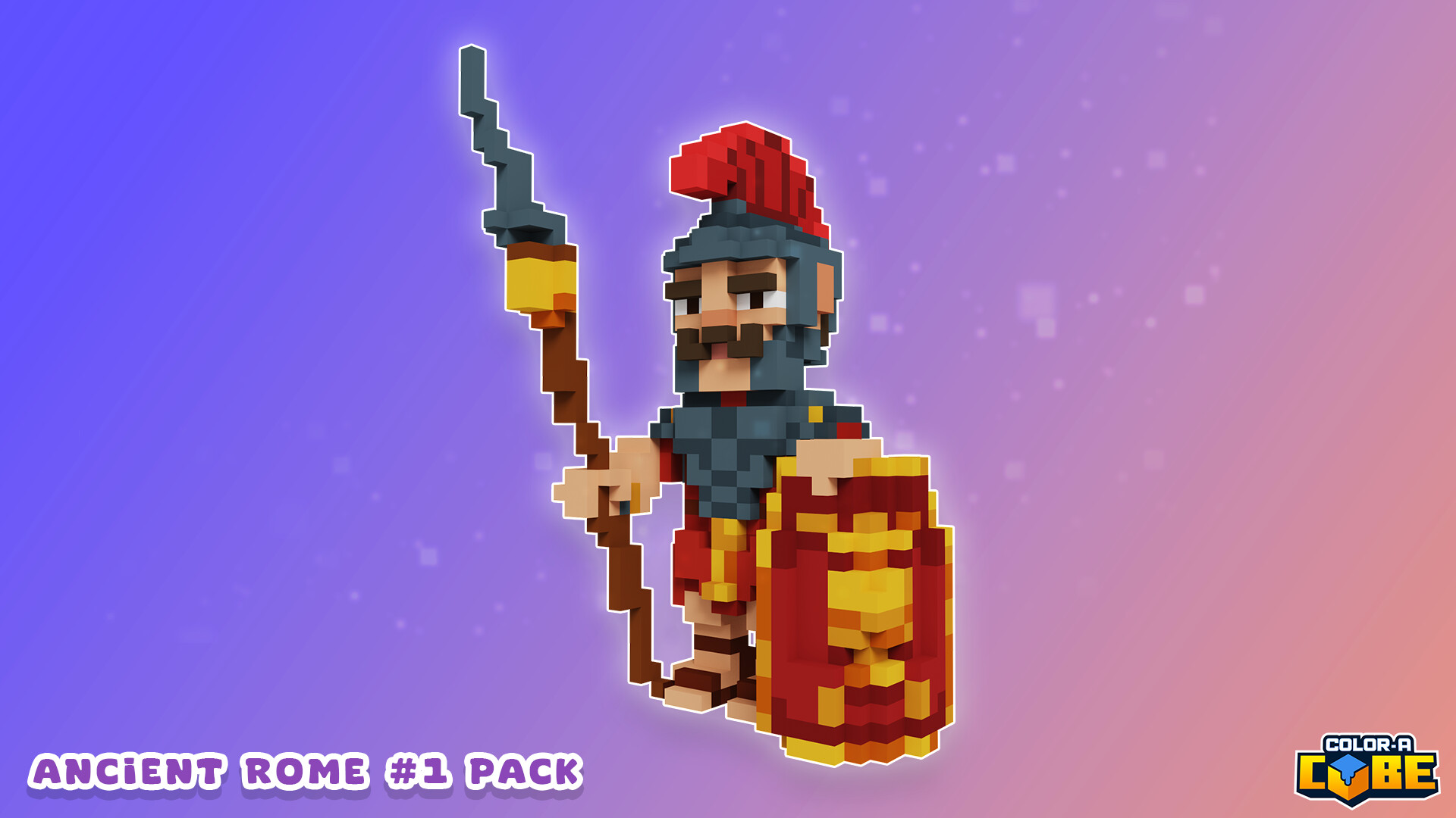 Color-A-Cube: Ancient Rome Pack #1