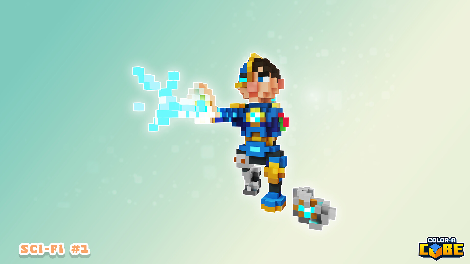 Color-A-Cube: Scifi Pack #1