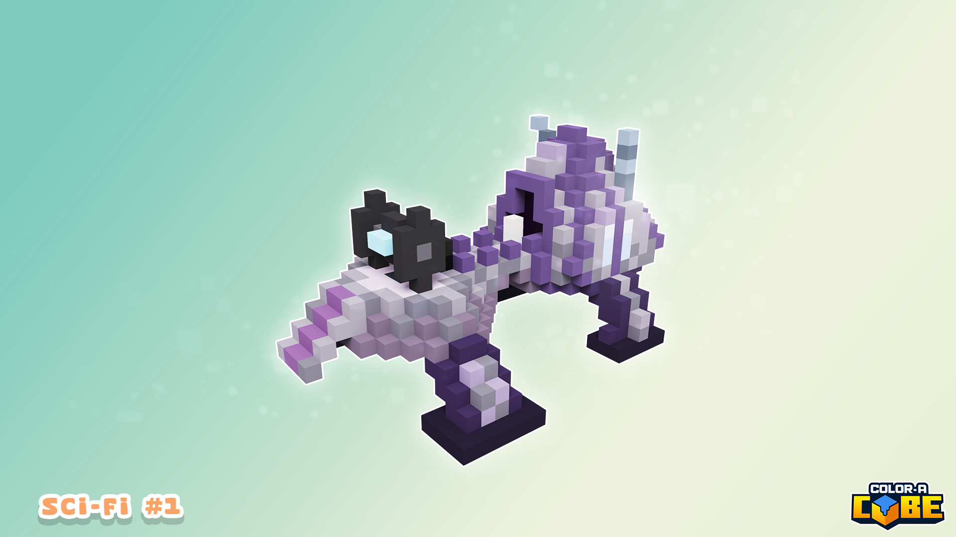 Color-A-Cube: Scifi Pack #1