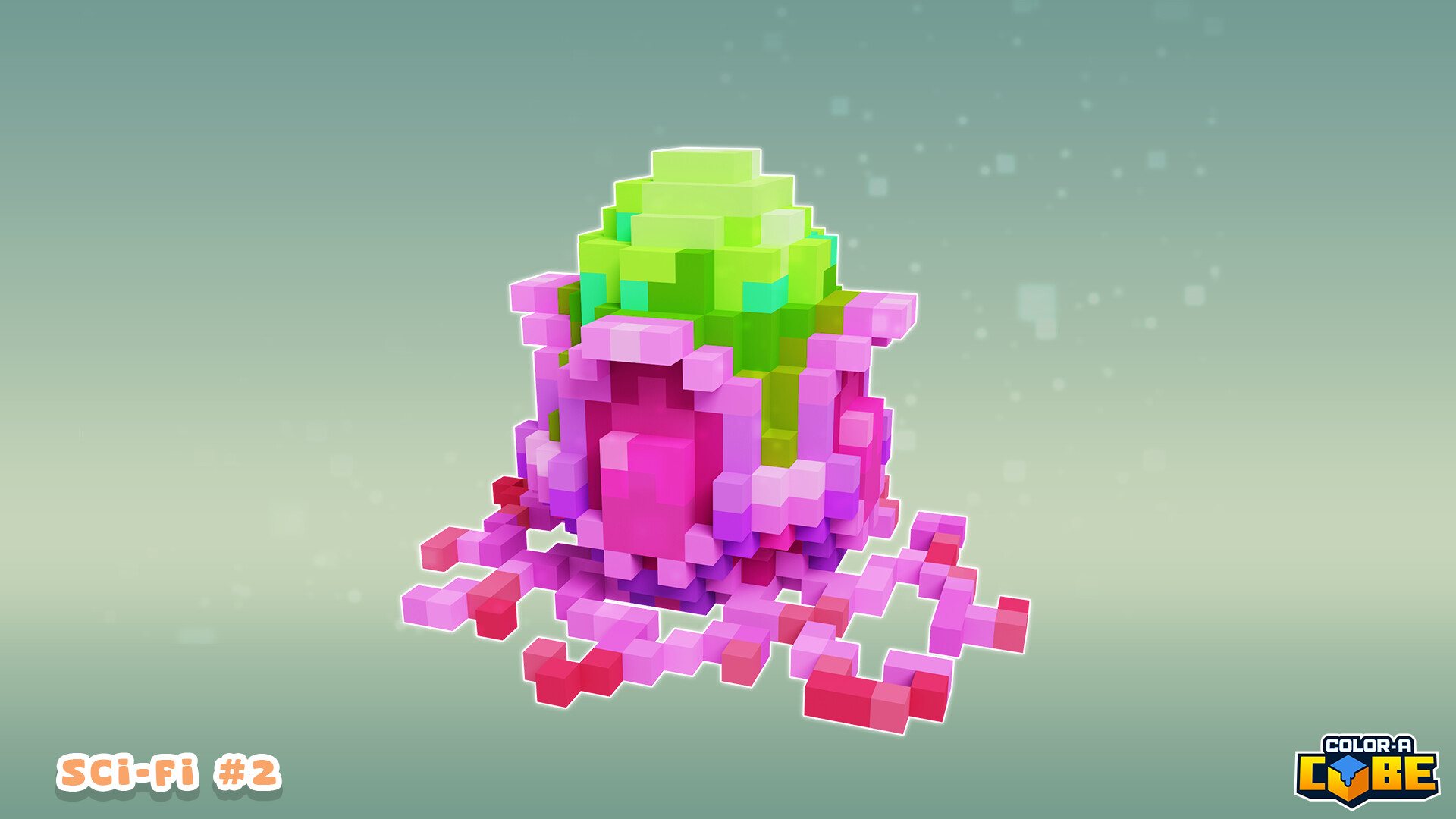 Color-A-Cube: Scifi Pack #2