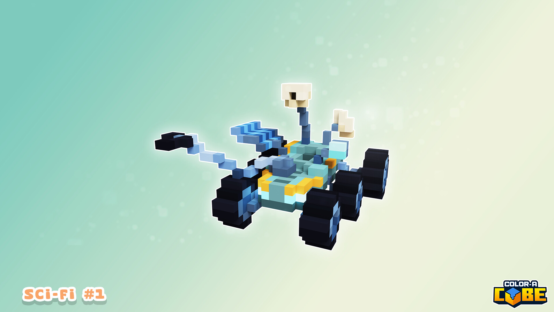 Color-A-Cube: Scifi Pack #1