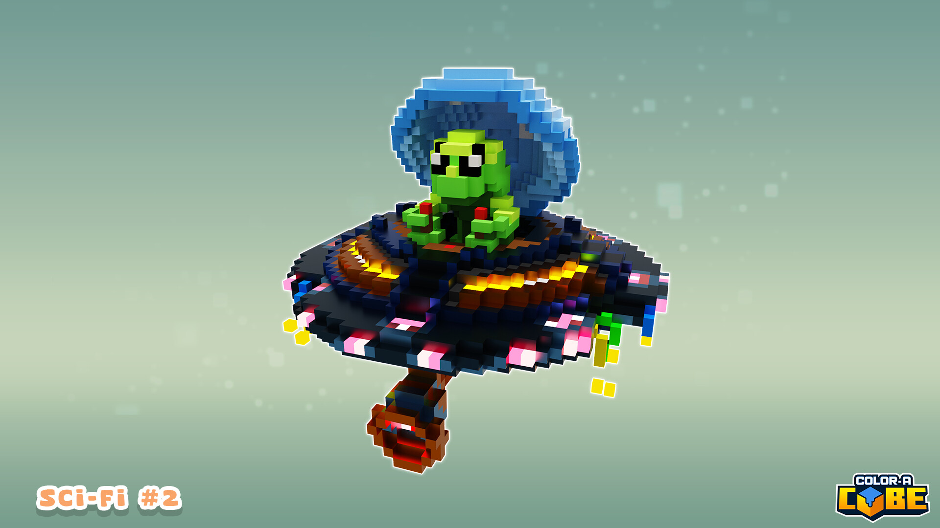 Color-A-Cube: Scifi Pack #2