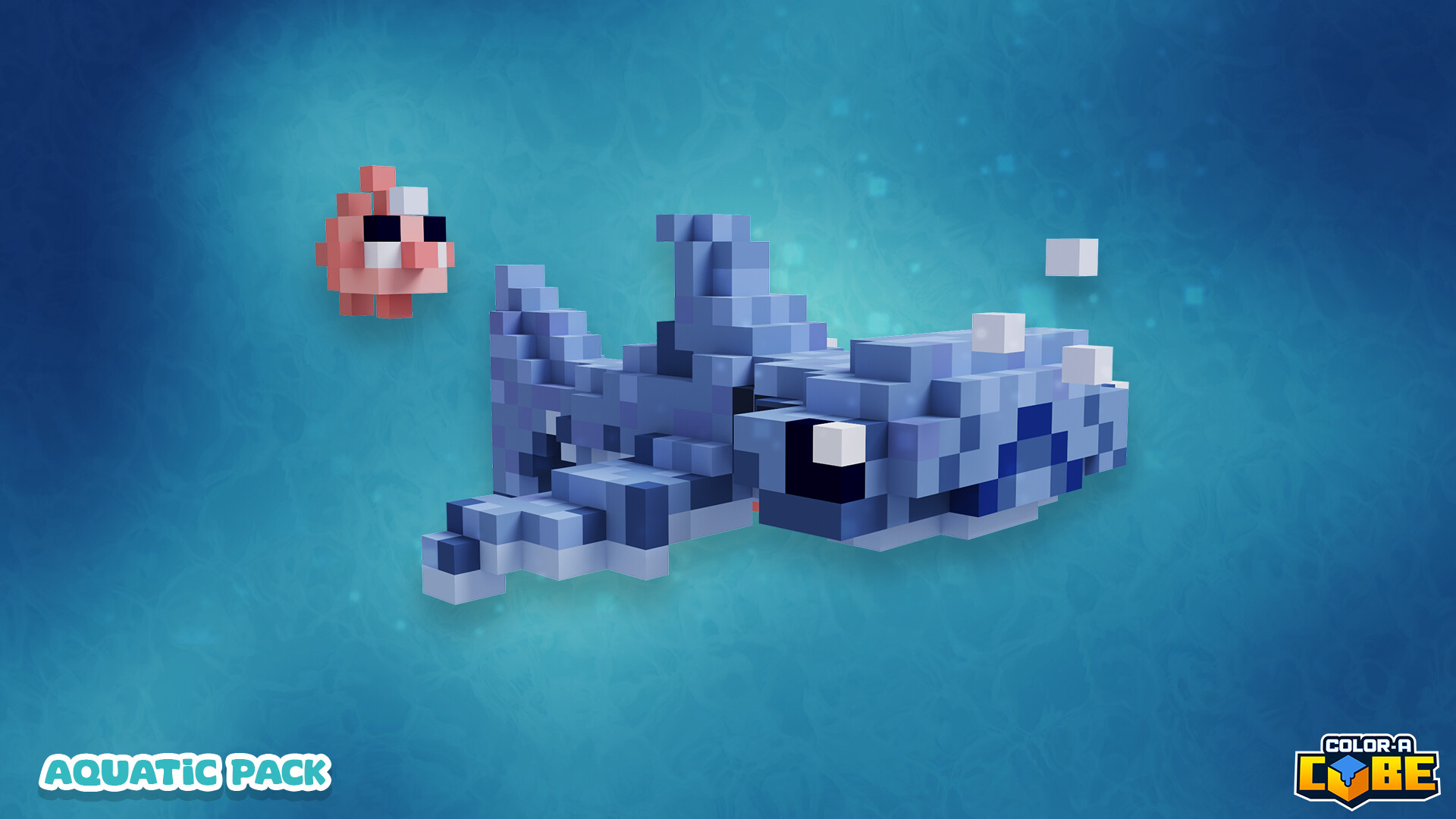 Color-A-Cube: Aquatic Pack #1