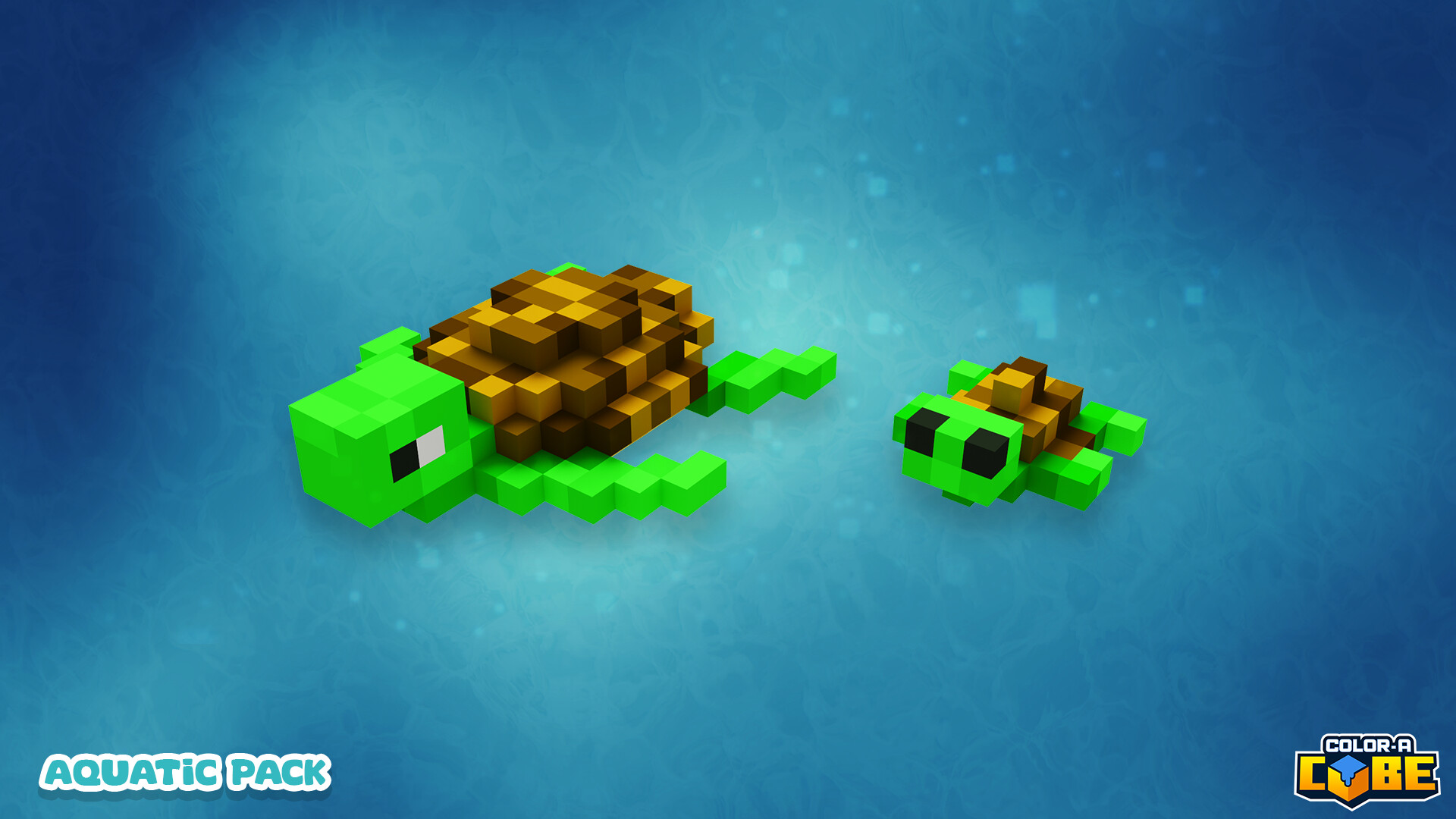 Color-A-Cube: Aquatic Pack #1