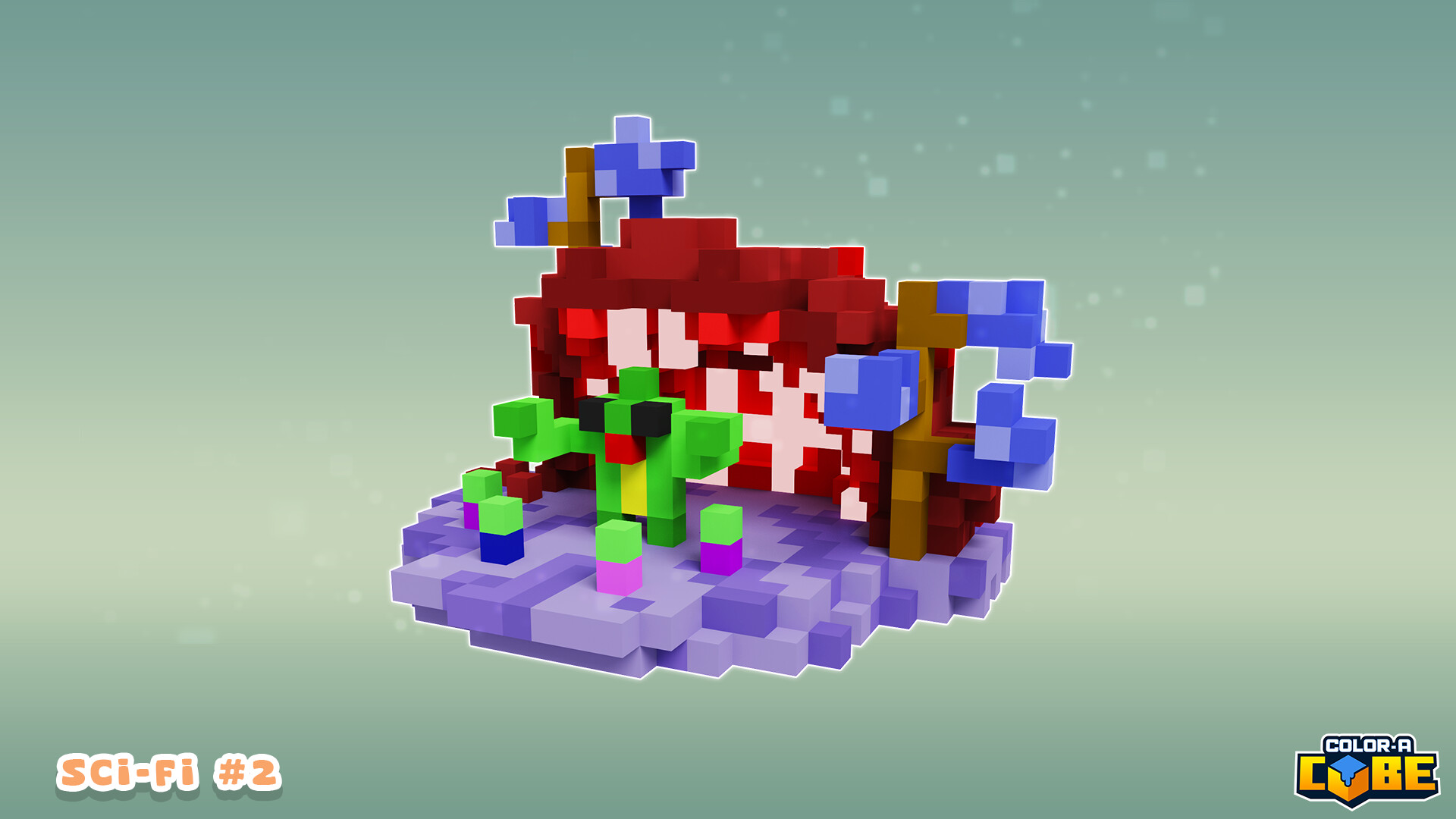 Color-A-Cube: Scifi Pack #2