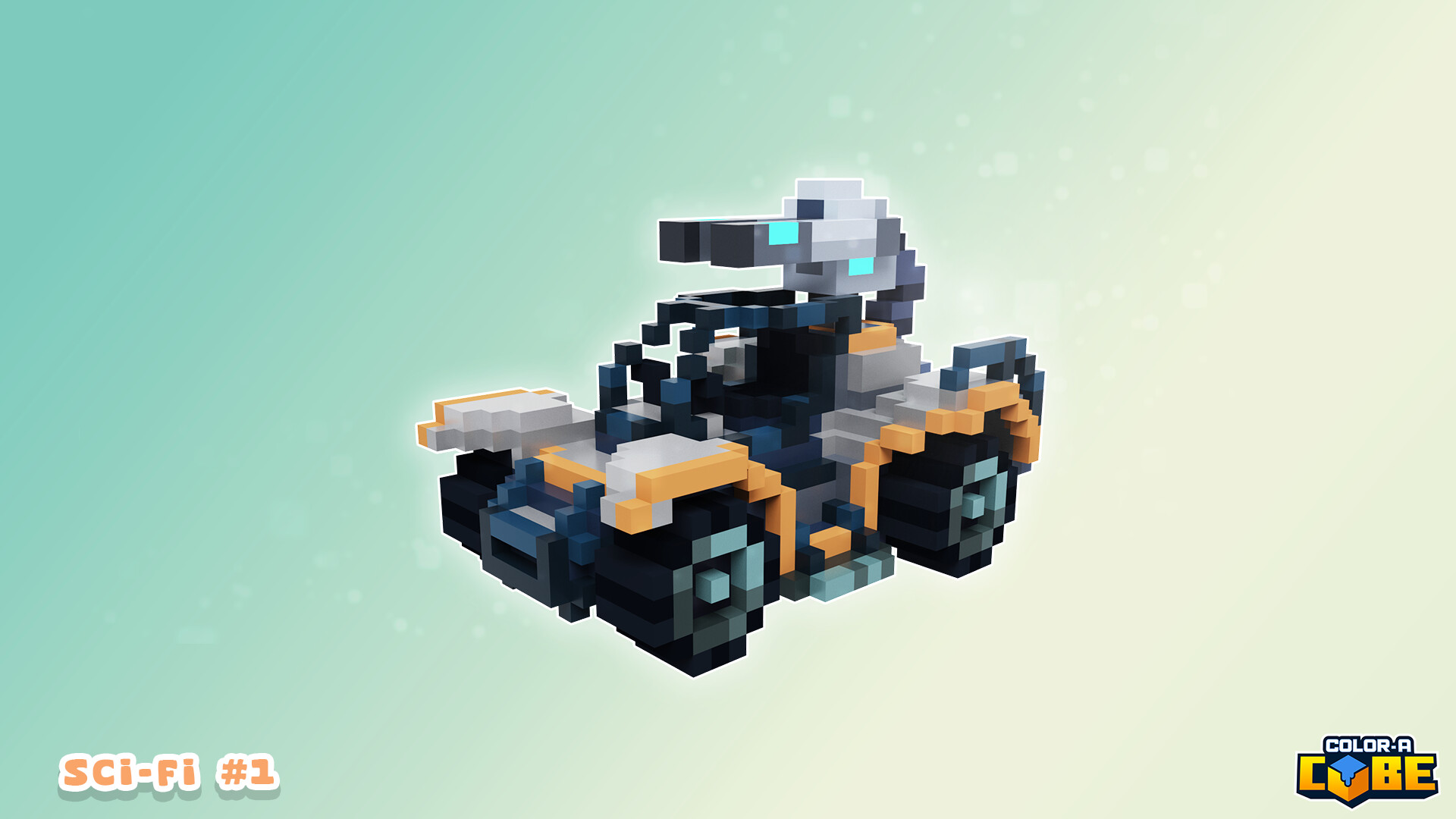 Color-A-Cube: Scifi Pack #1