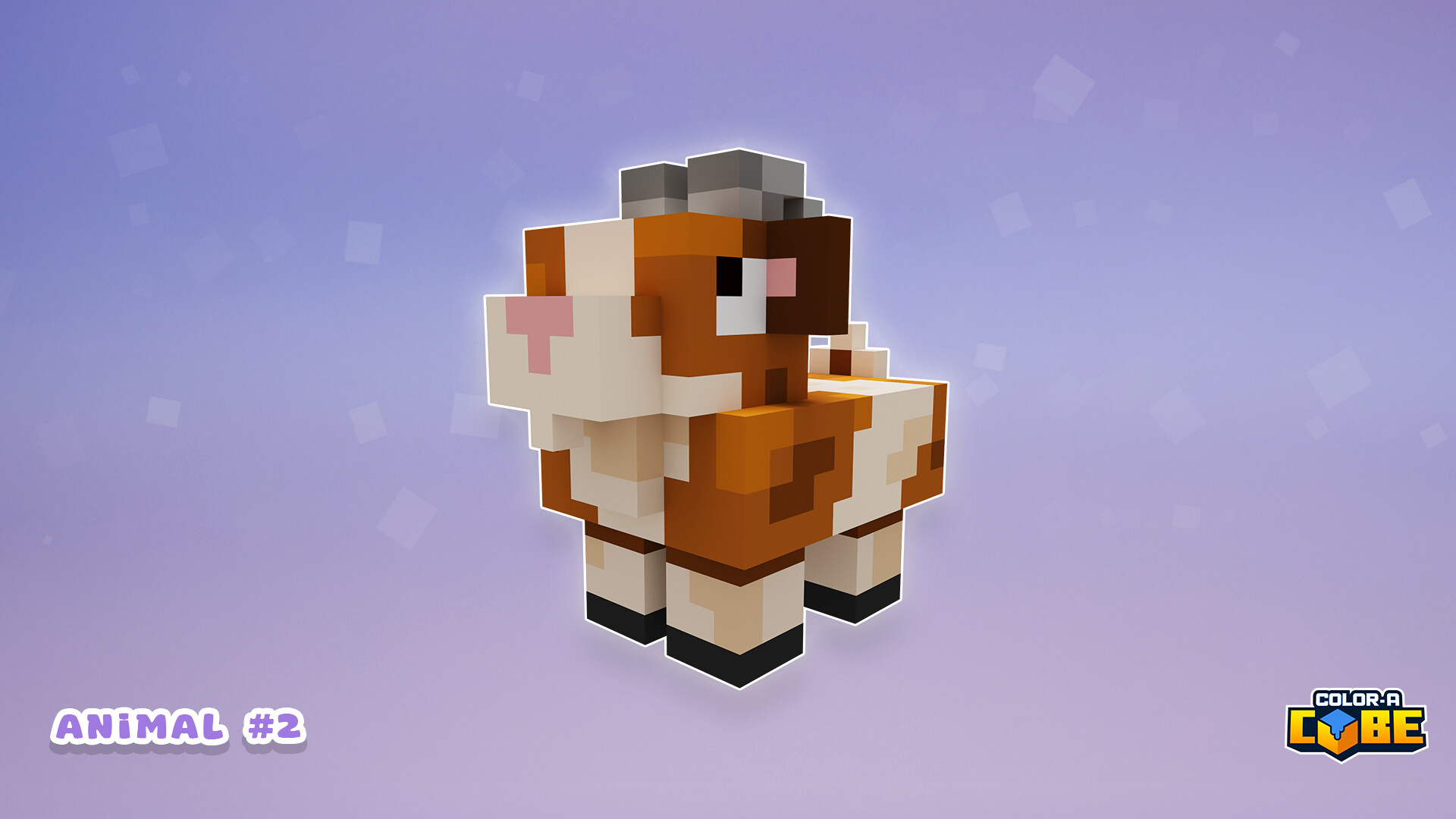 Color-A-Cube: Farm Animal Pack #2
