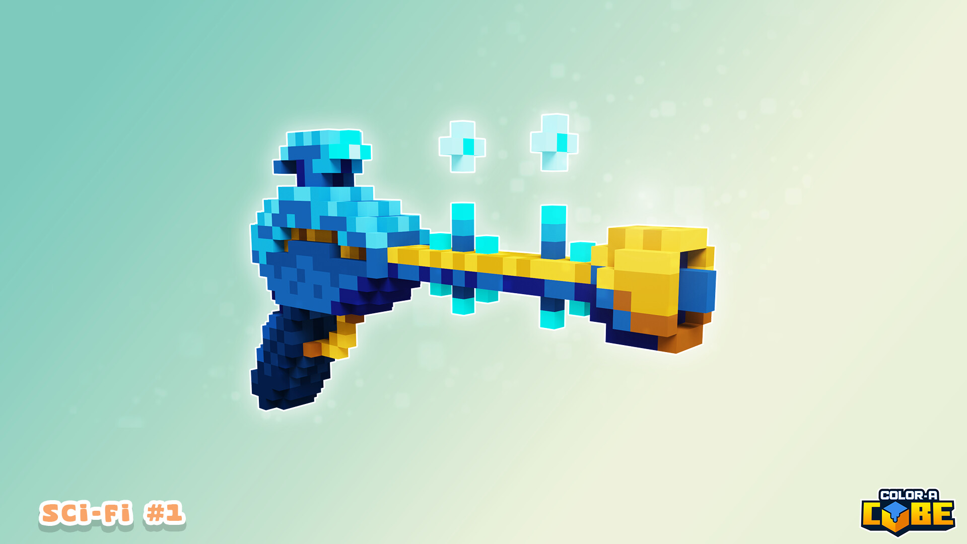 Color-A-Cube: Scifi Pack #1