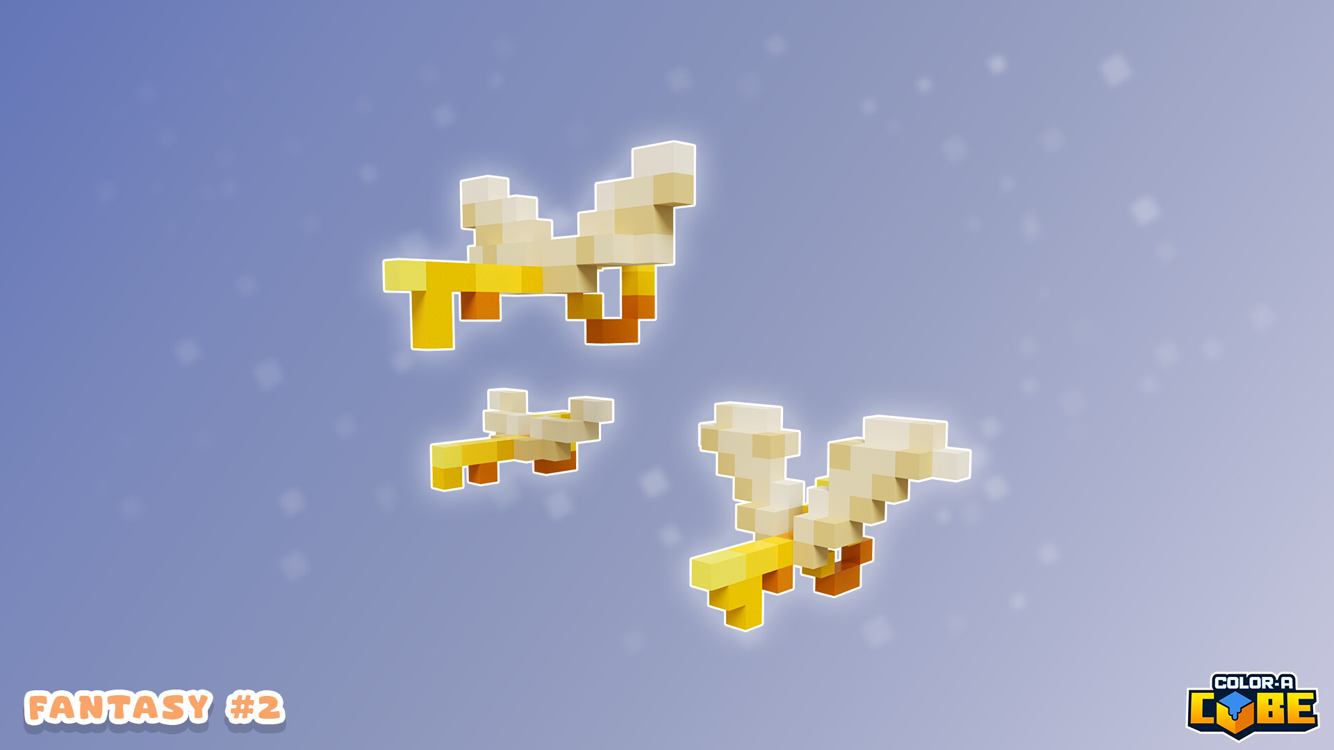 Color-A-Cube: Fantasy Pack #2