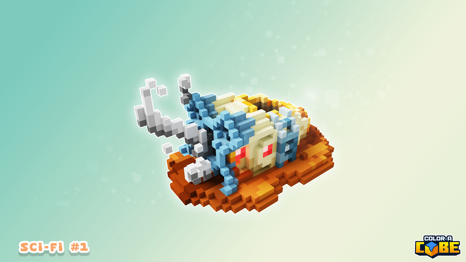 Color-A-Cube: Scifi Pack #1