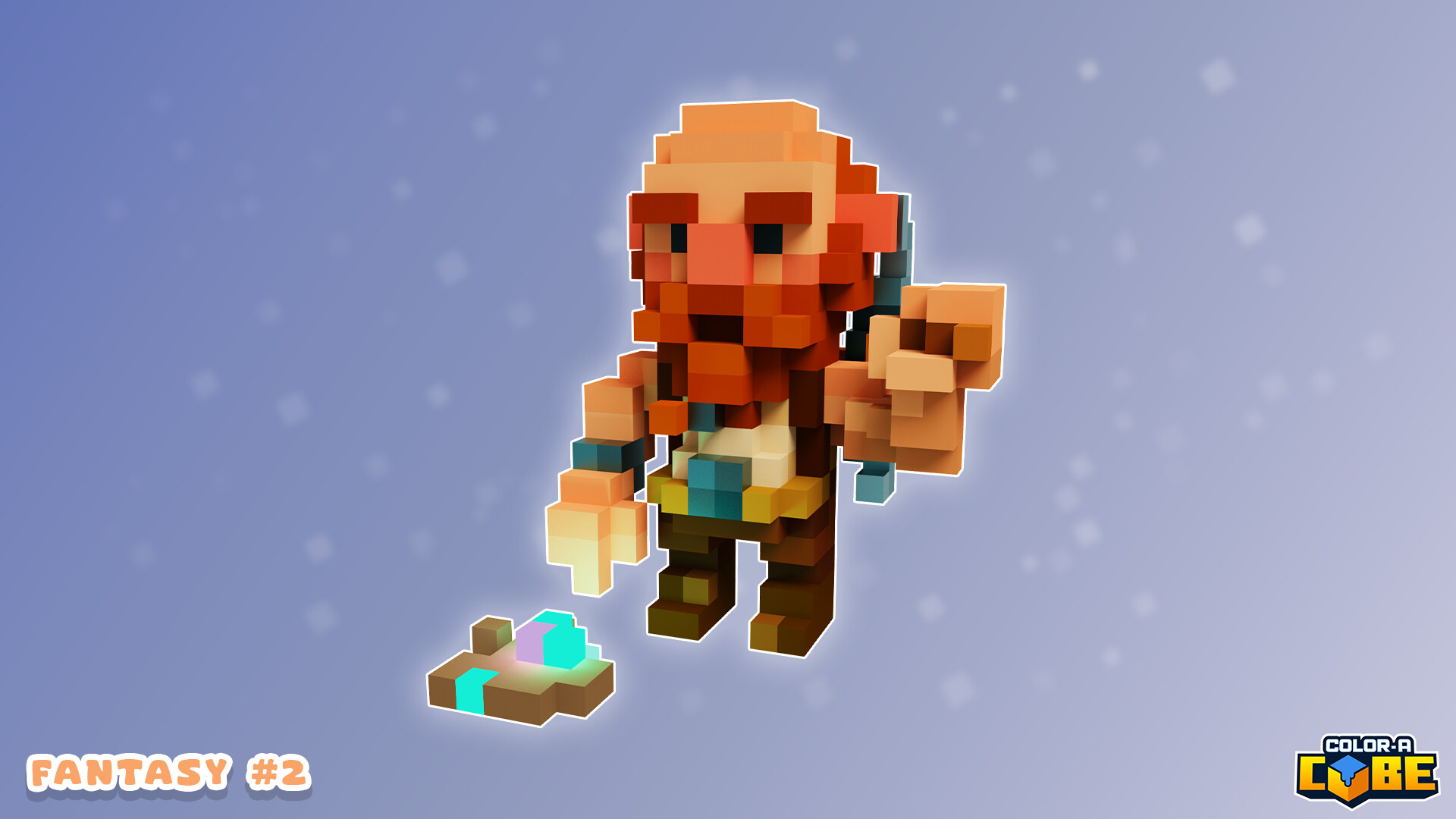 Color-A-Cube: Fantasy Pack #2