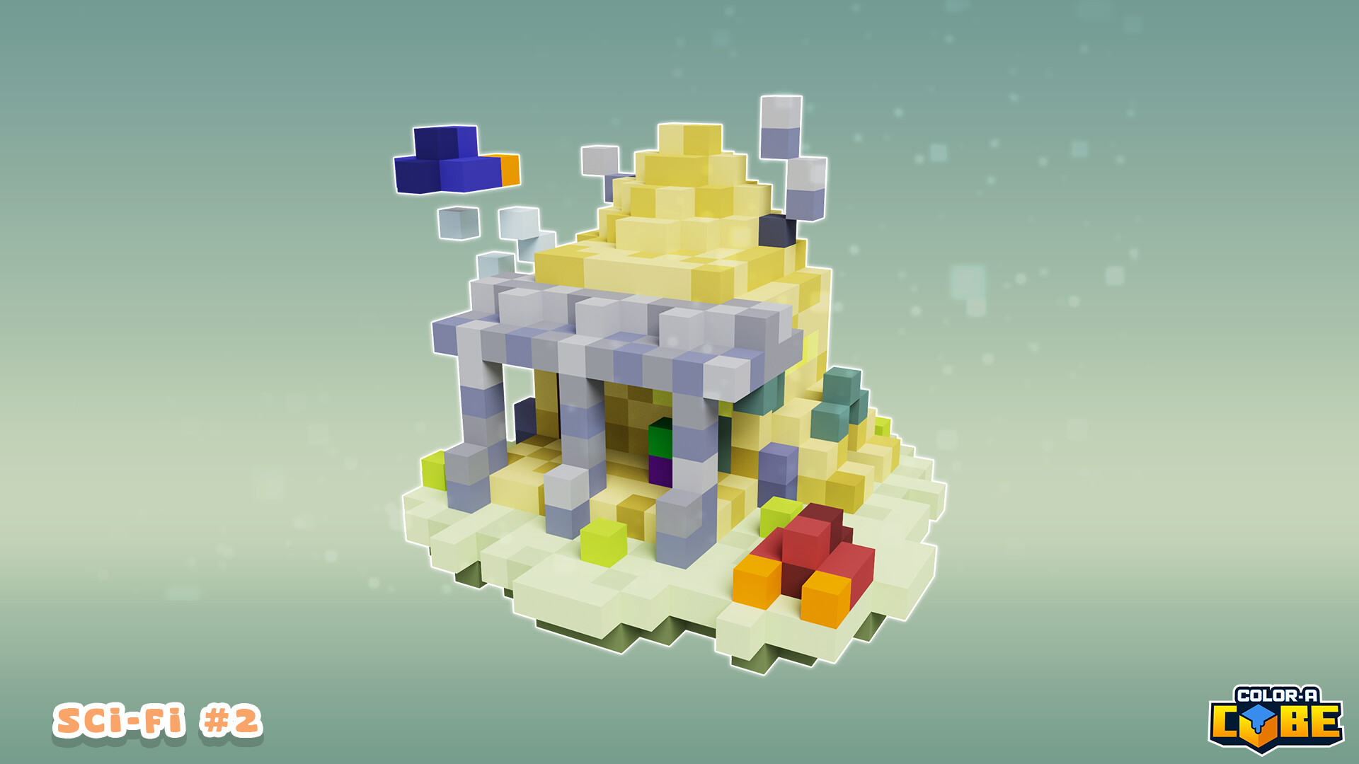 Color-A-Cube: Scifi Pack #2