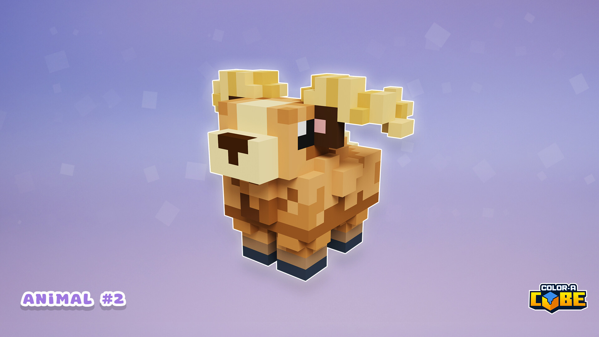 Color-A-Cube: Farm Animal Pack #2