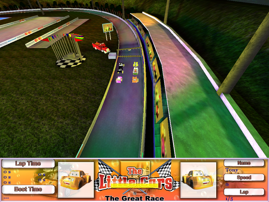 The Little Cars in the Great Race