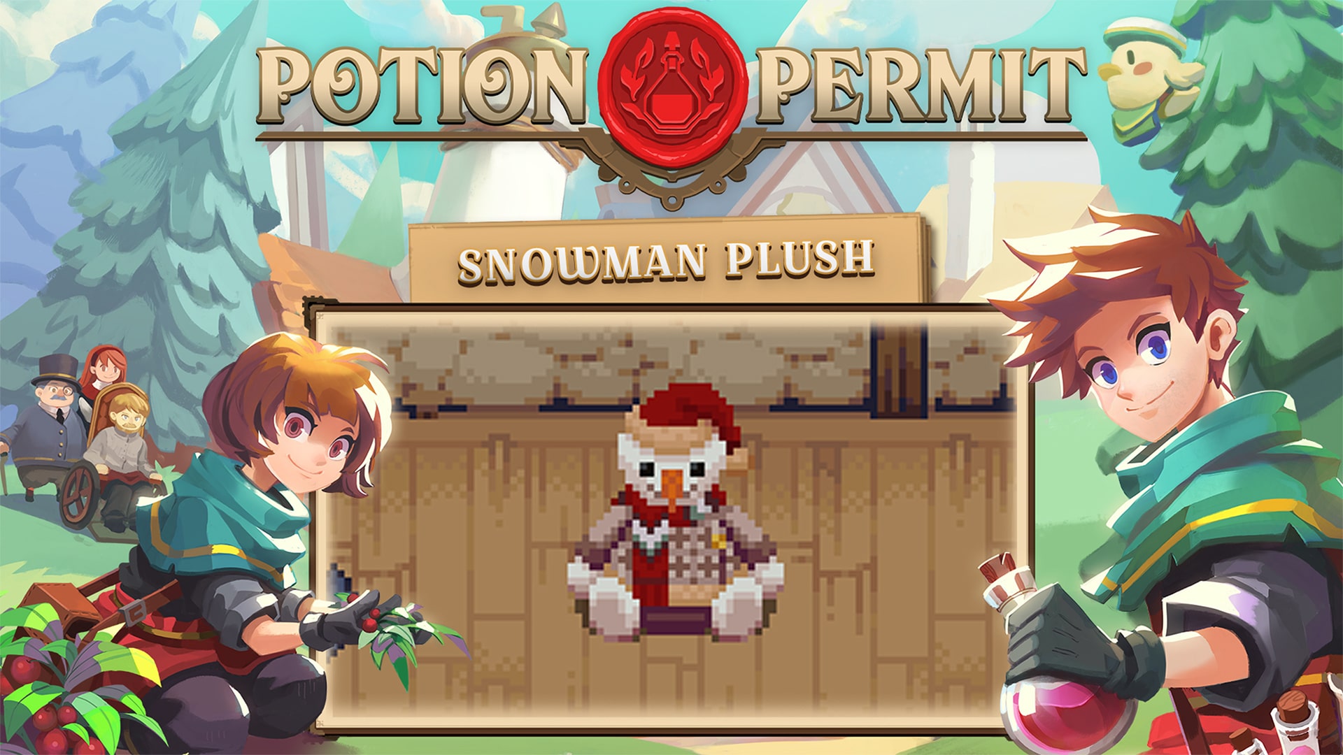 Potion Permit: Snowman Plush Toy