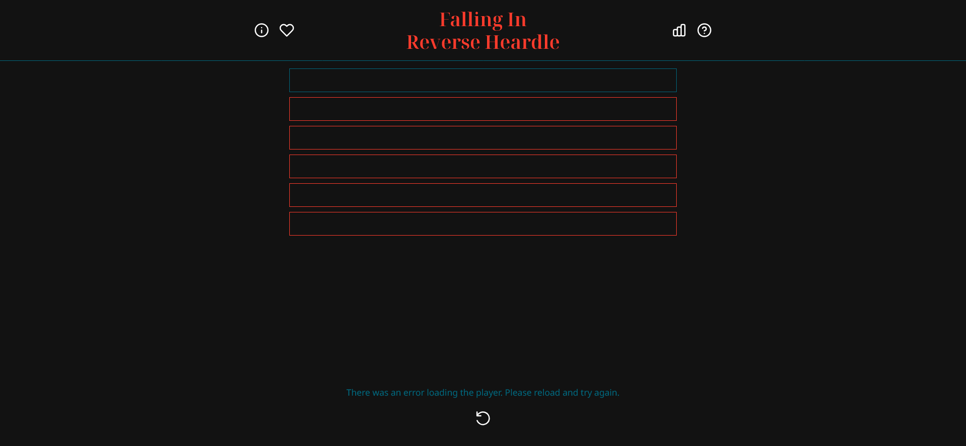 Falling in Reverse Heardle