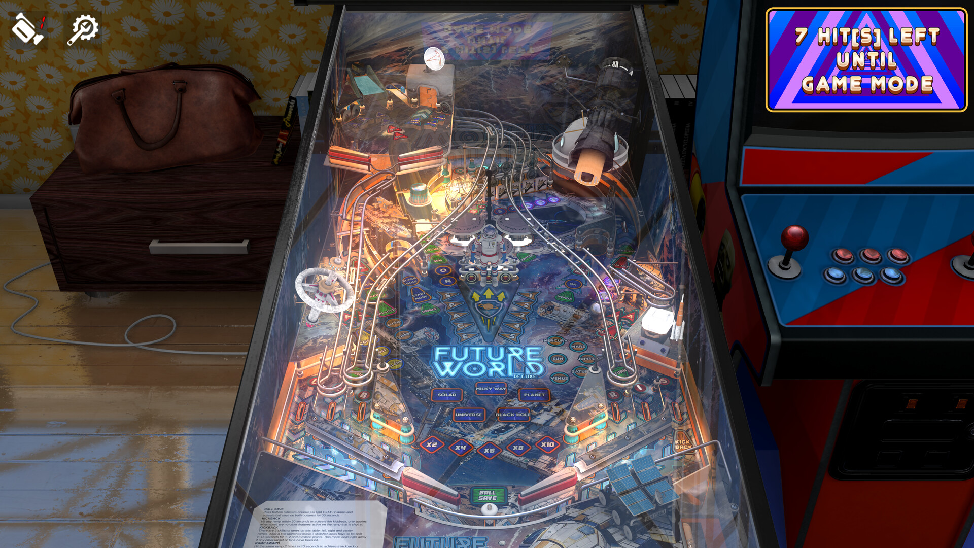 Zaccaria Pinball: Future World Deluxe Pinball Table