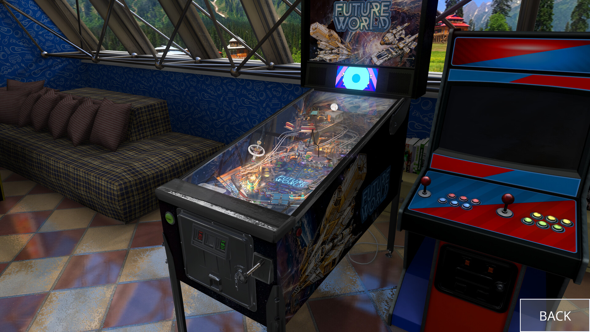 Zaccaria Pinball: Future World Deluxe Pinball Table