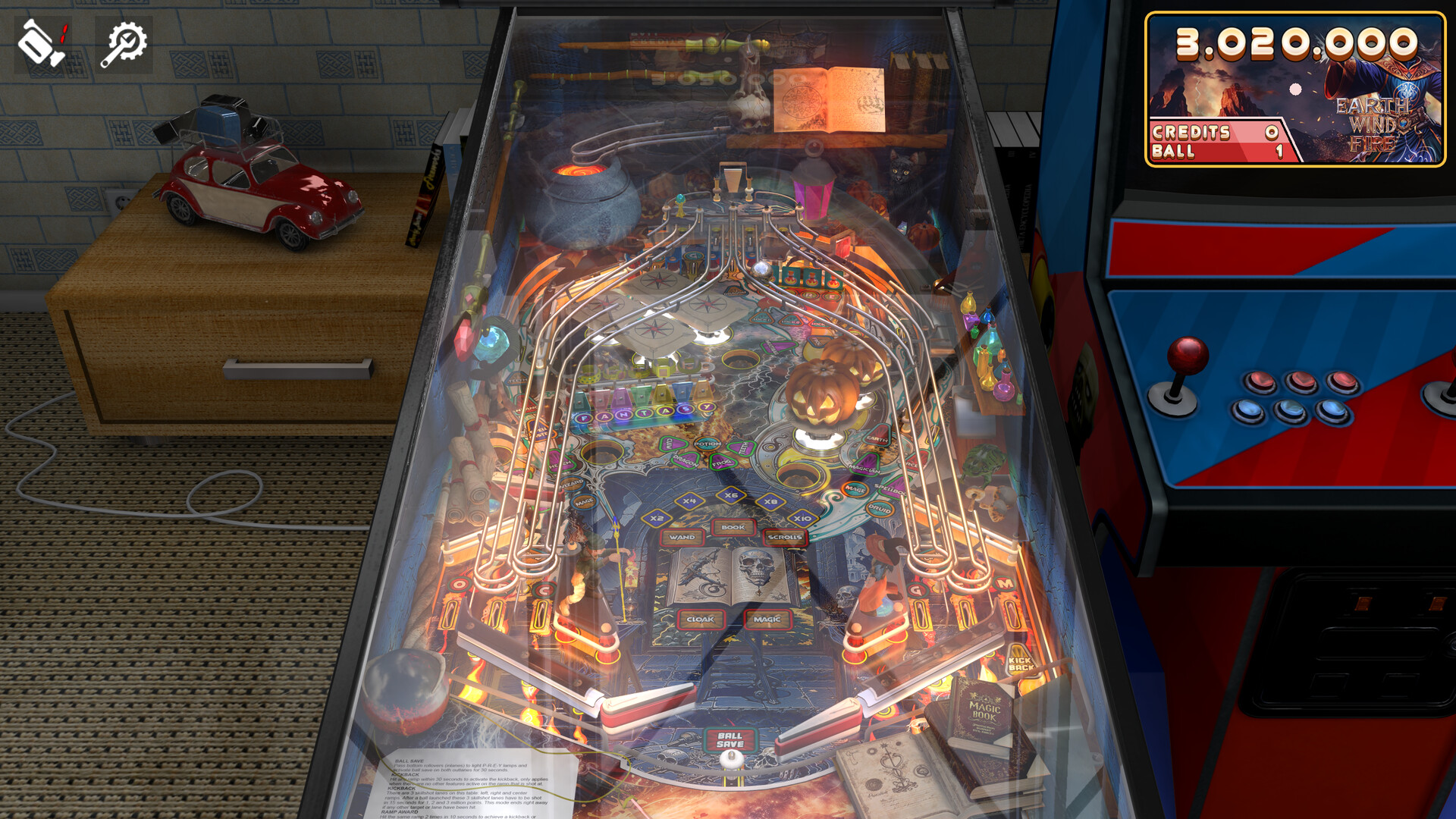 Zaccaria Pinball: Earth Wind Fire Deluxe Pinball Table