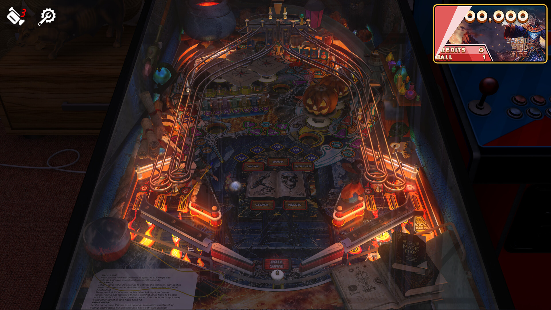 Zaccaria Pinball: Earth Wind Fire Deluxe Pinball Table