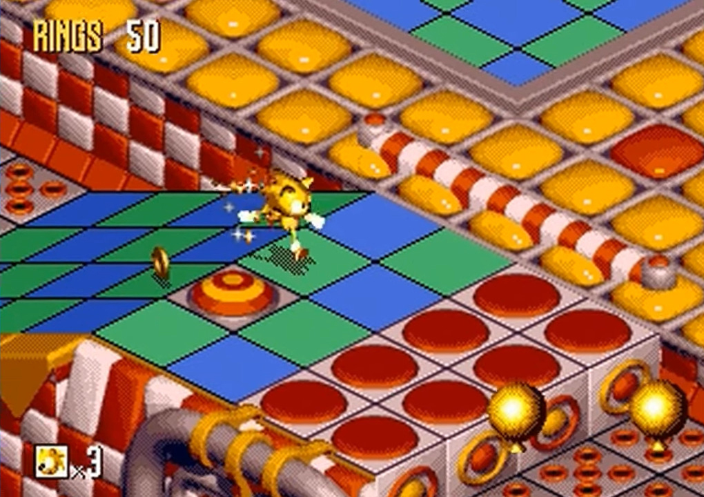 Super Sonic in Sonic 3D