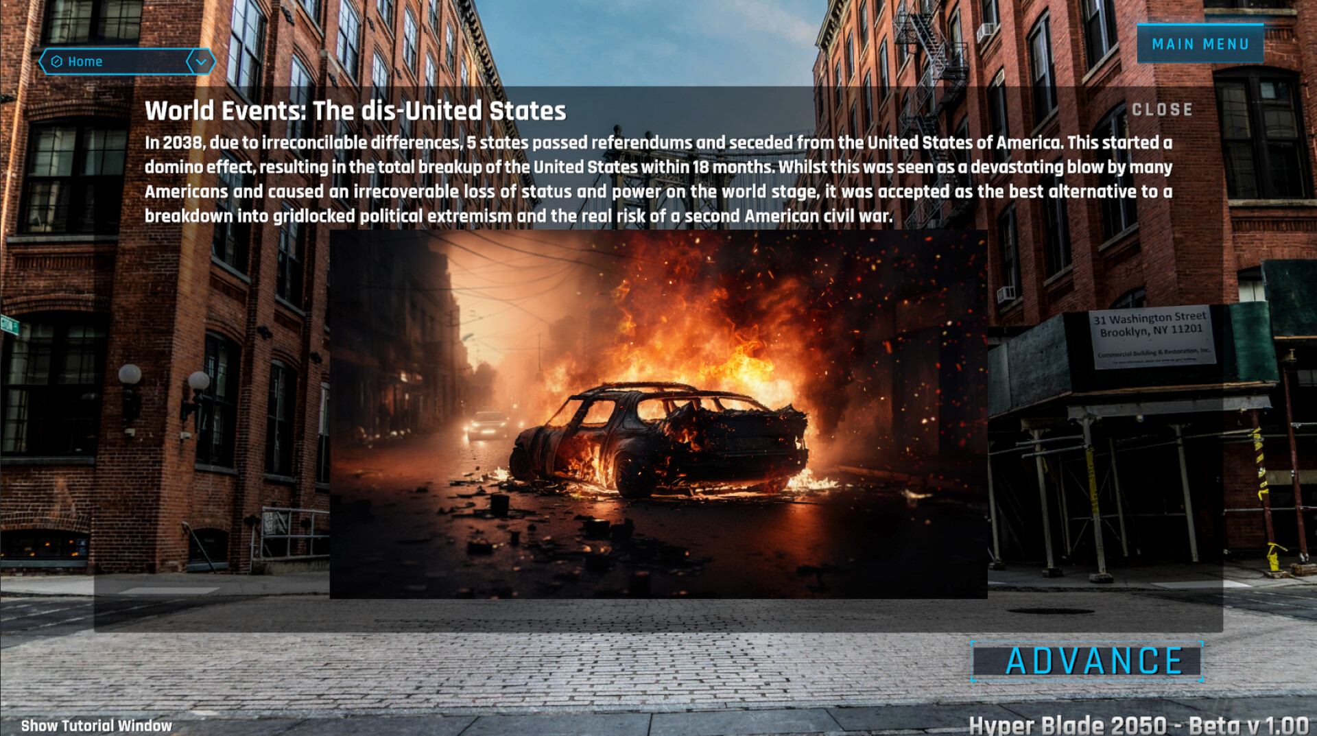 HyperBlade 2050: Dystopian Sports Manager