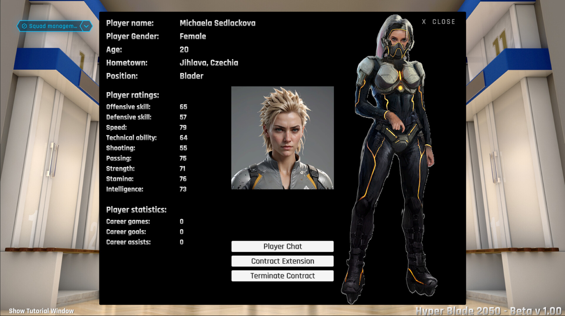 HyperBlade 2050: Dystopian Sports Manager