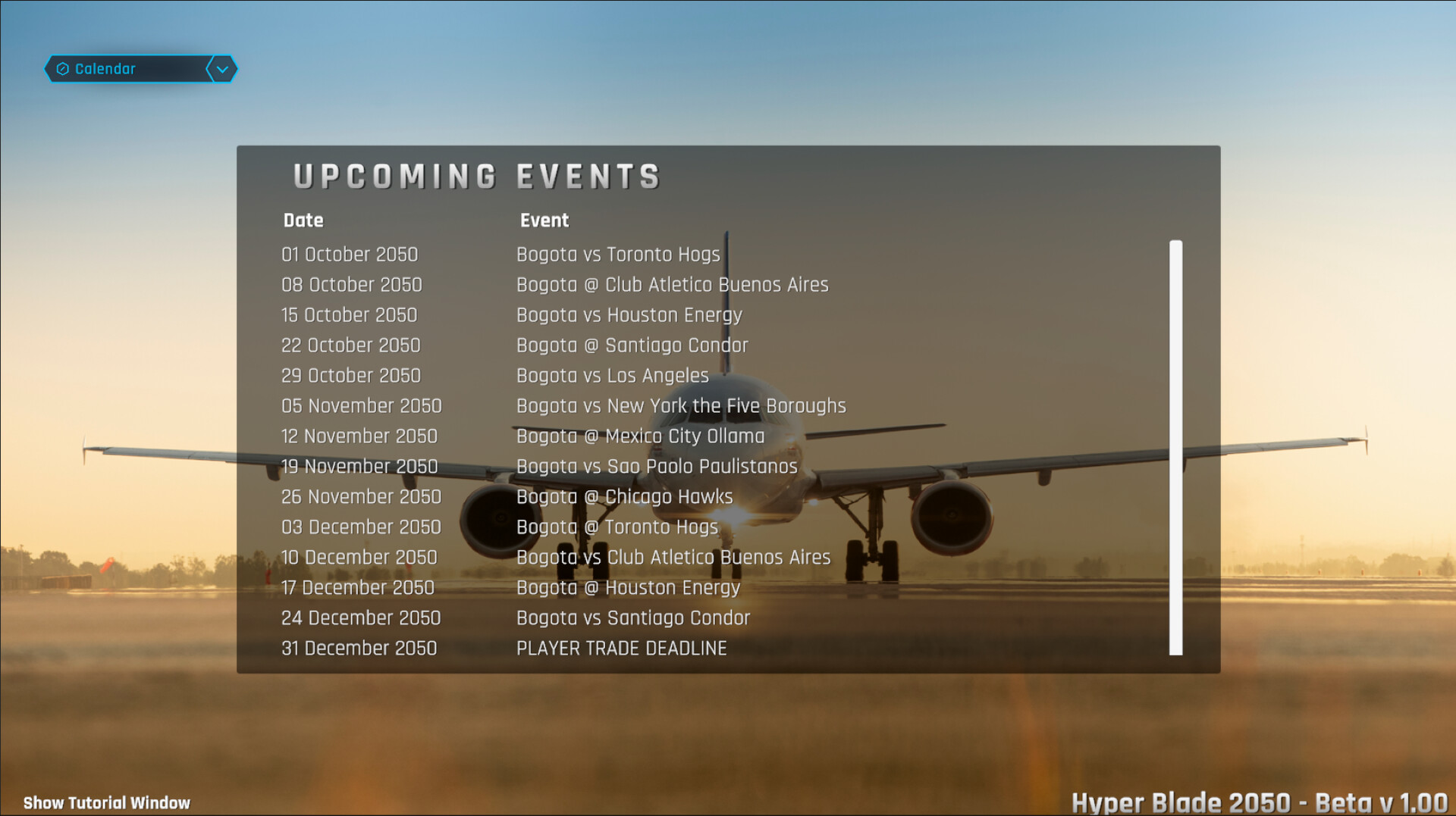 HyperBlade 2050: Dystopian Sports Manager