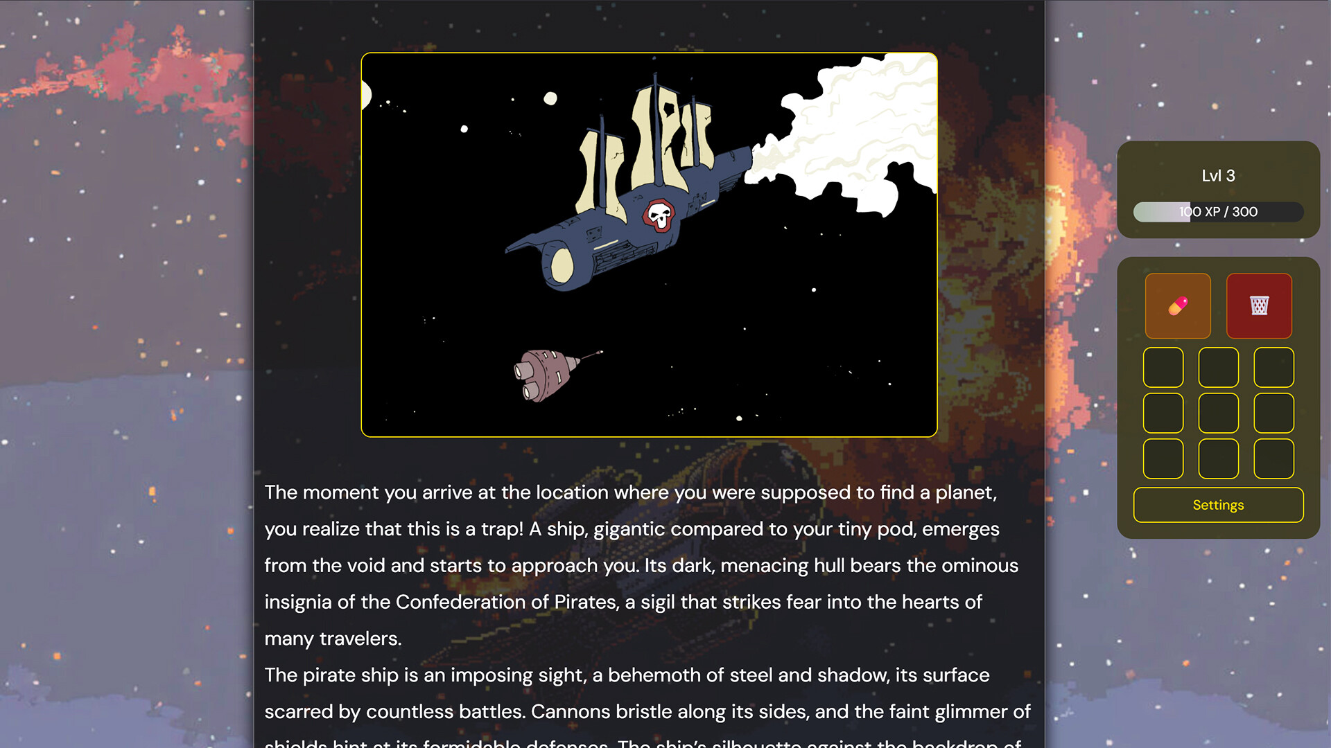 A Spaceship Accident