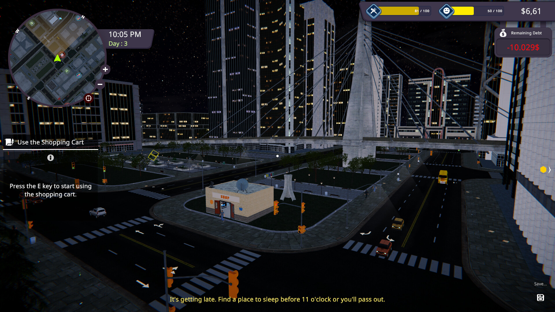 Homeless Experience Simulator