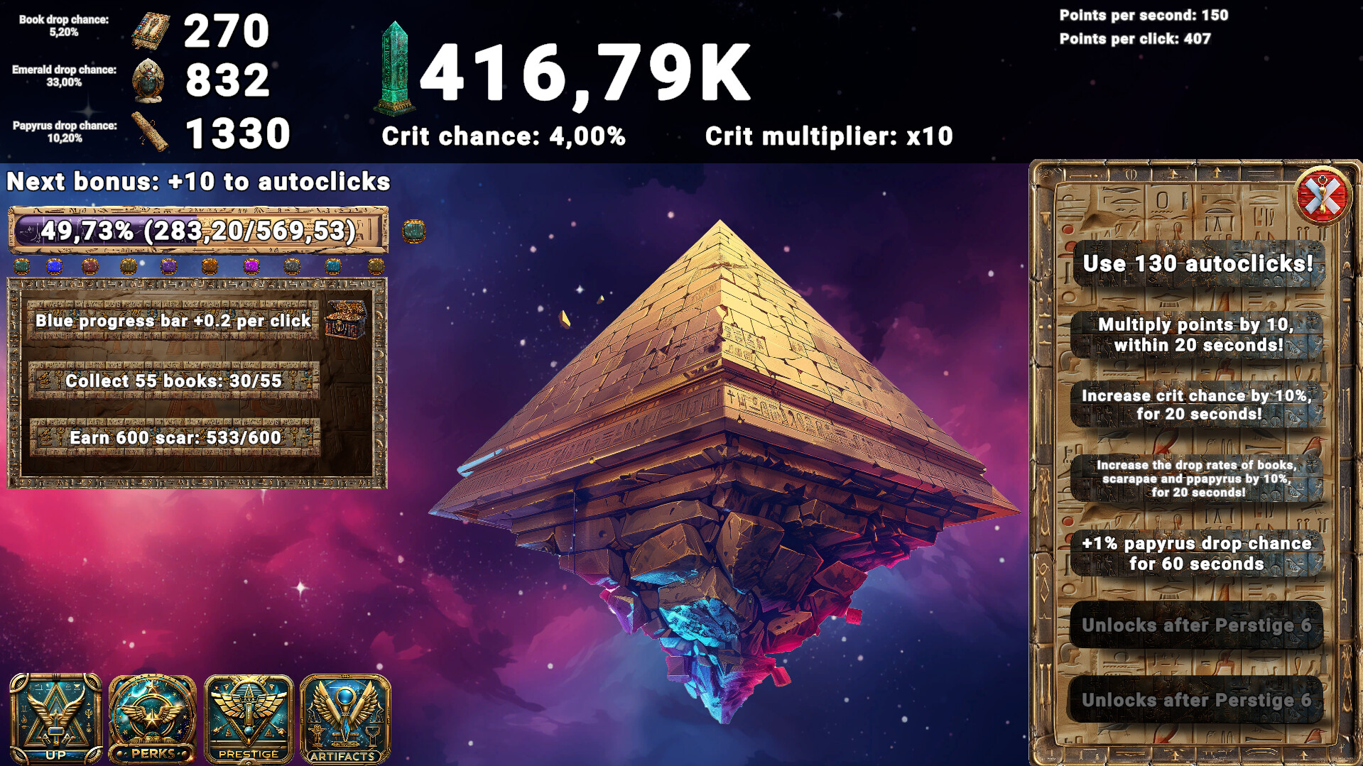 Pyramid Clicker