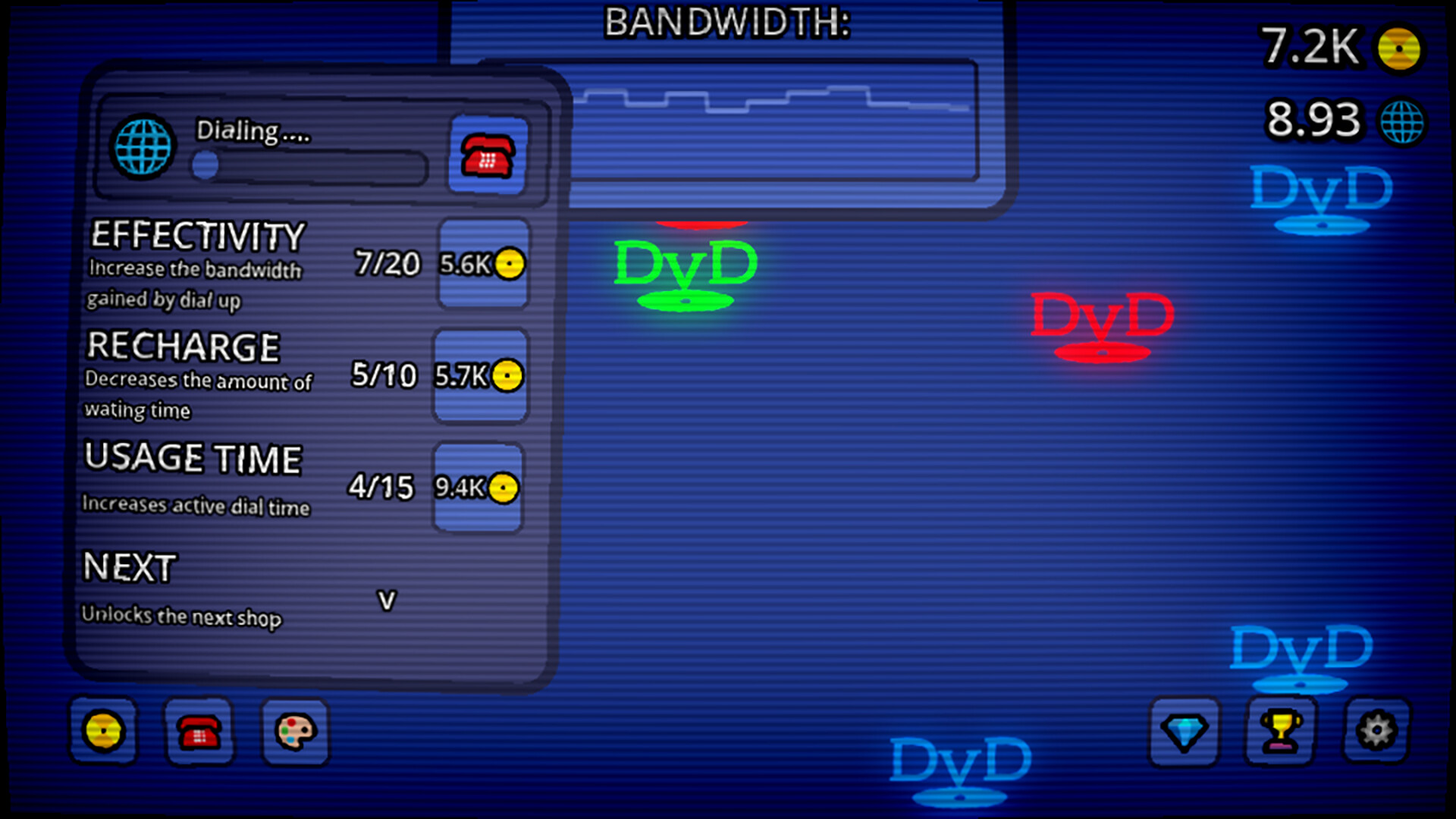 The DvD Idle Game