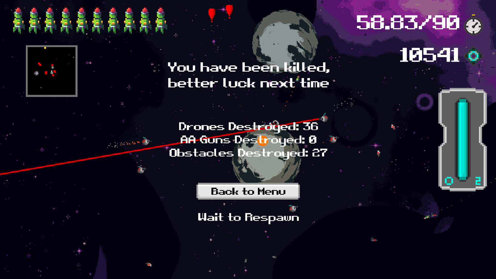 Shoulder-Mounted Space Program