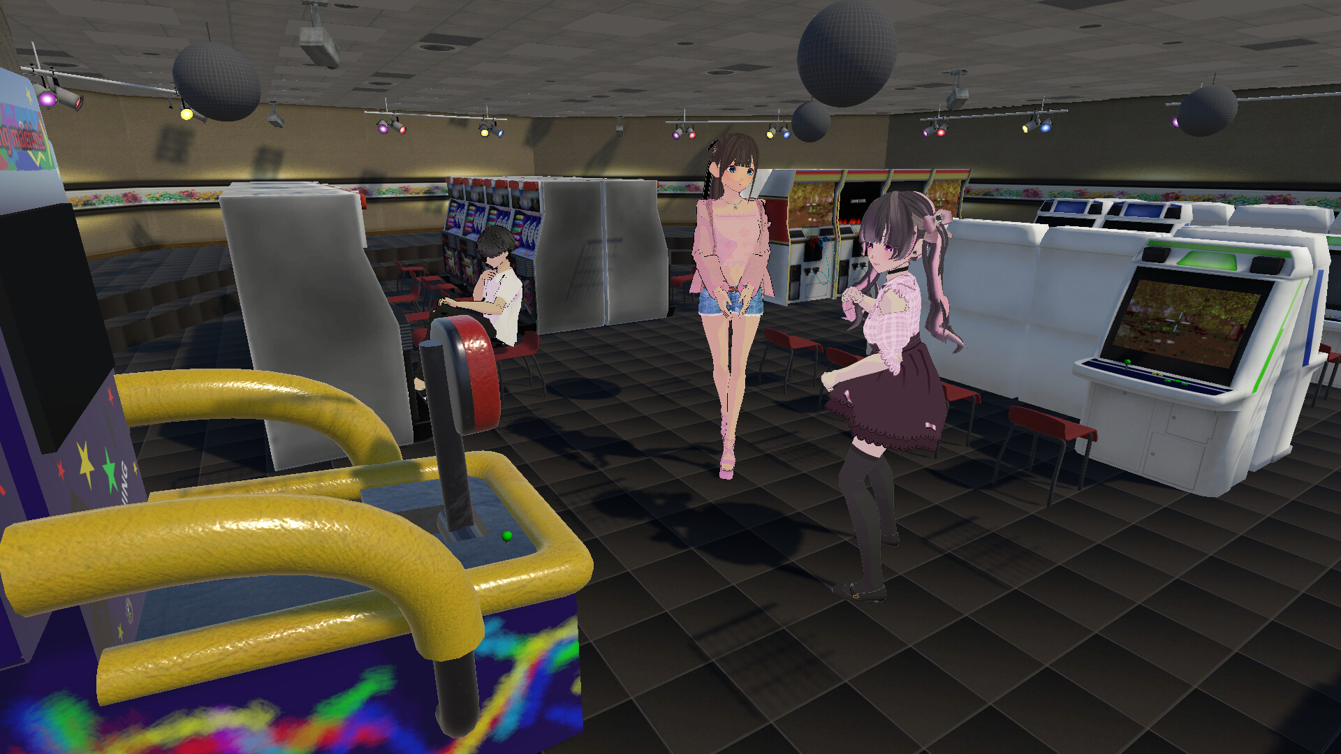 Kareshi no Mawari ni itara Iya na Onna Tomodachi wo Kobushi de Wakaraseru Game