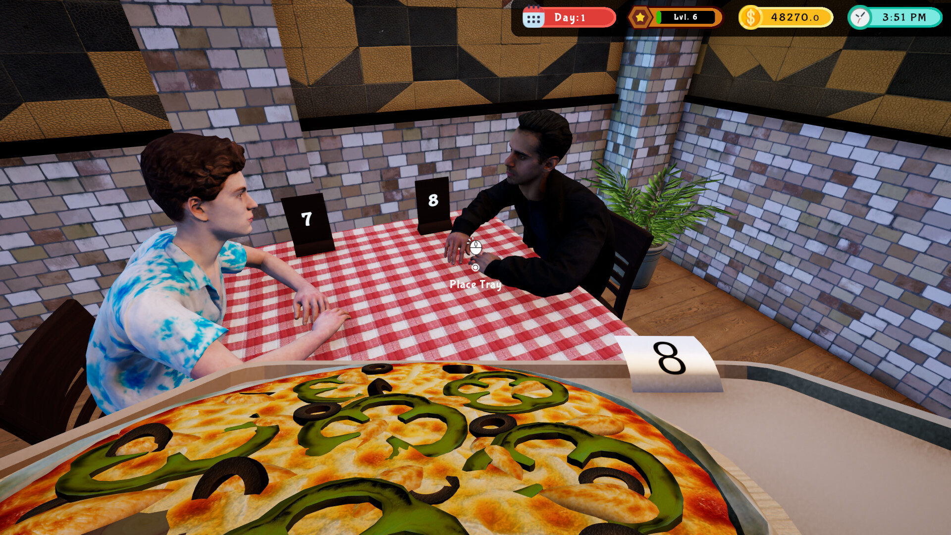 Pizza Restaurant Together