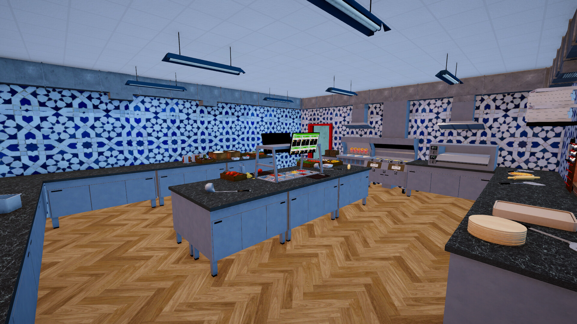 Pizza Restaurant Together