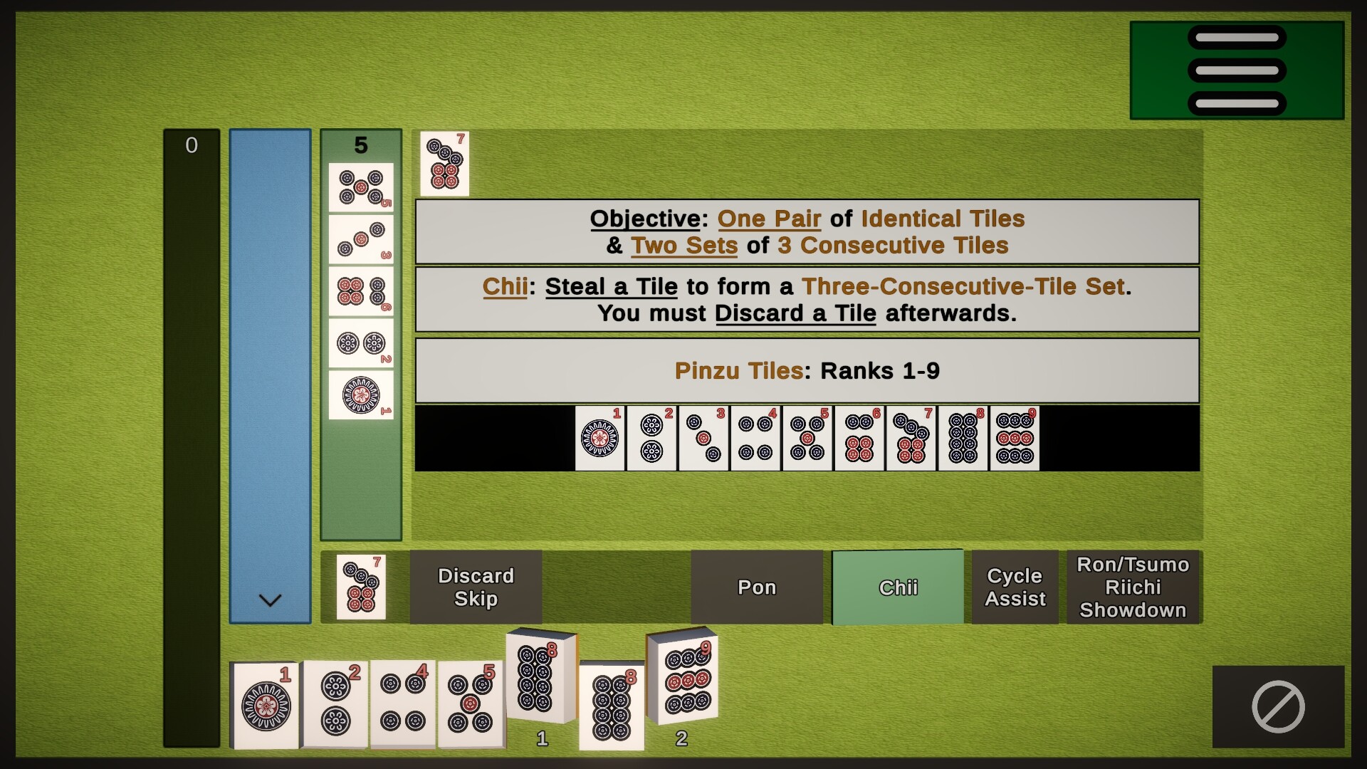 Showdown! Mahjong Tutorial Included