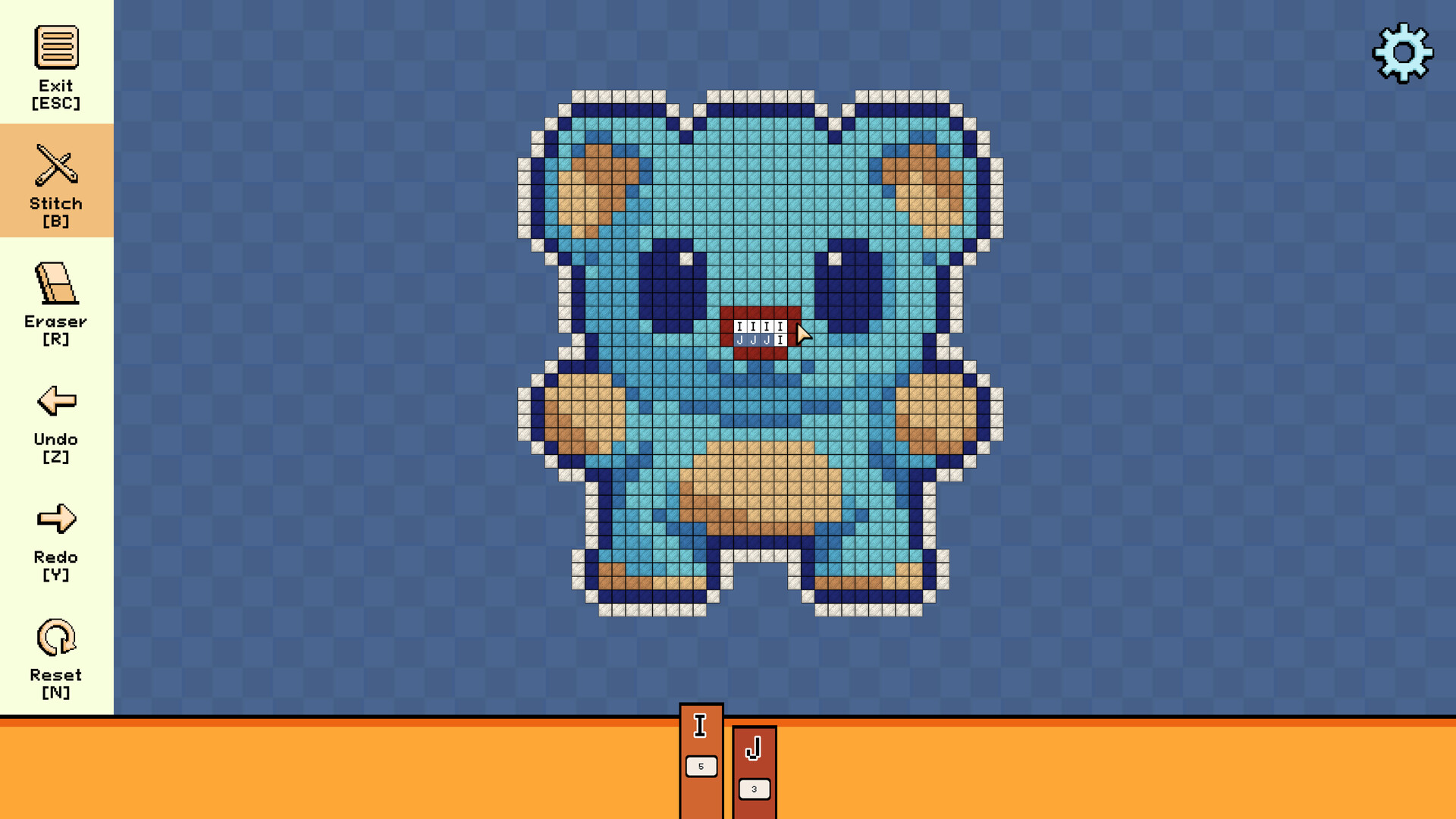 Pixel Cross Stitch Color by Number: Cute Pack