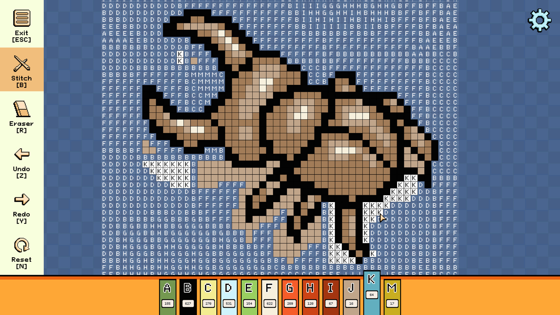 Pixel Cross Stitch: Color by Number – Simple Nature Pack 2