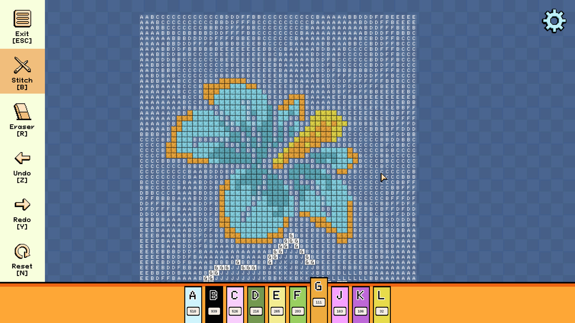 Pixel Cross Stitch: Color by Number – Simple Nature Pack 2