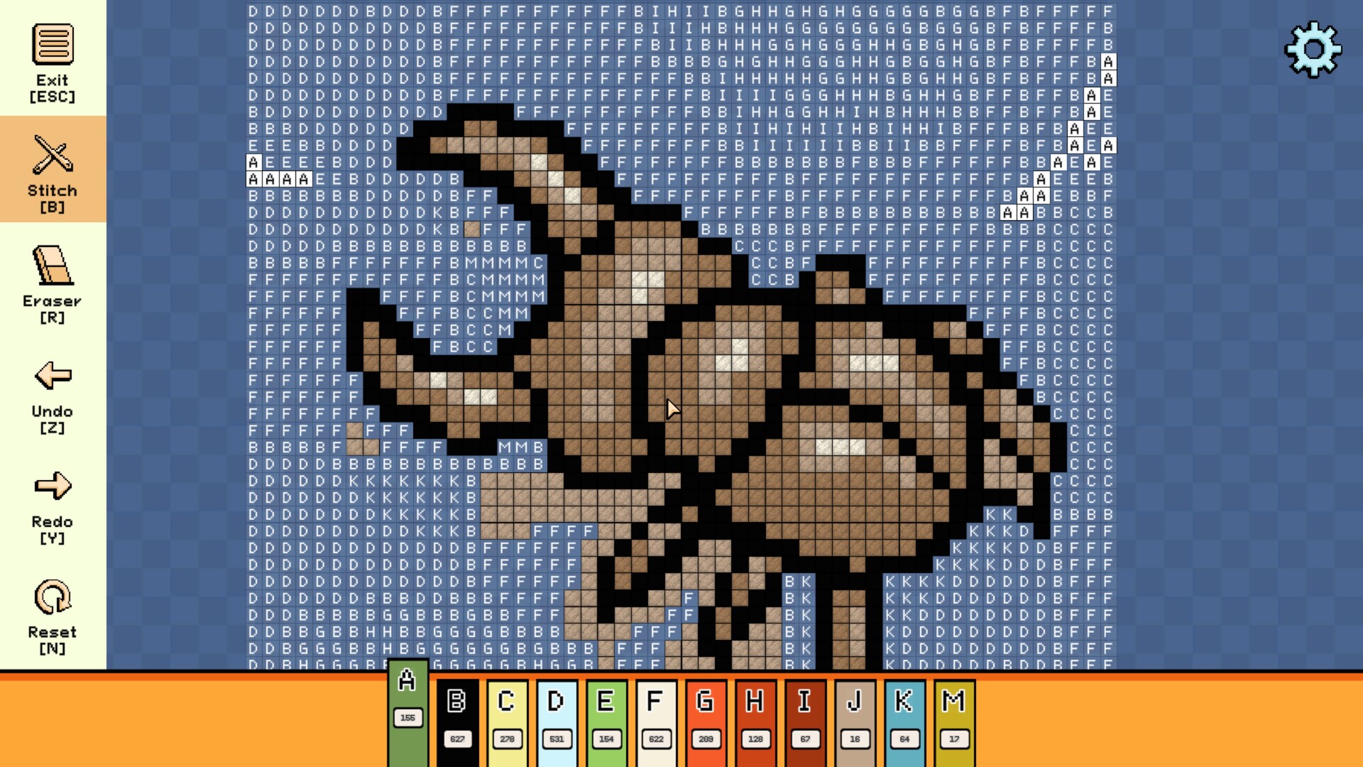 Pixel Cross Stitch: Color by Number – Simple Nature Pack 2