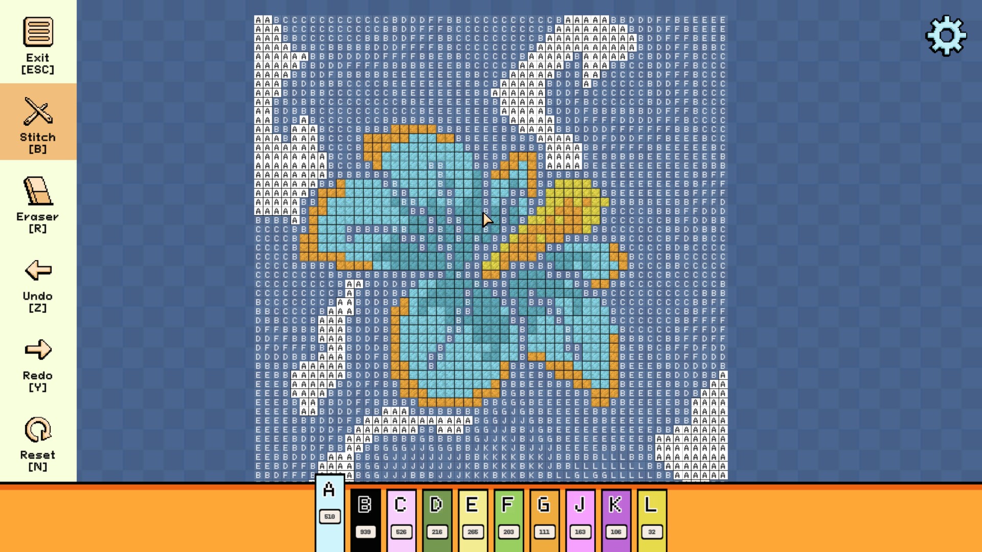Pixel Cross Stitch: Color by Number – Simple Nature Pack 2
