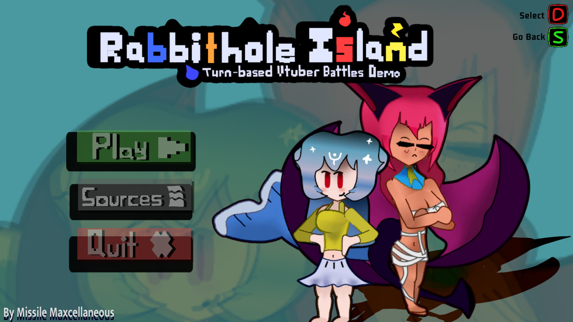 RabbitHole Island: Turn-based Vtuber Battles