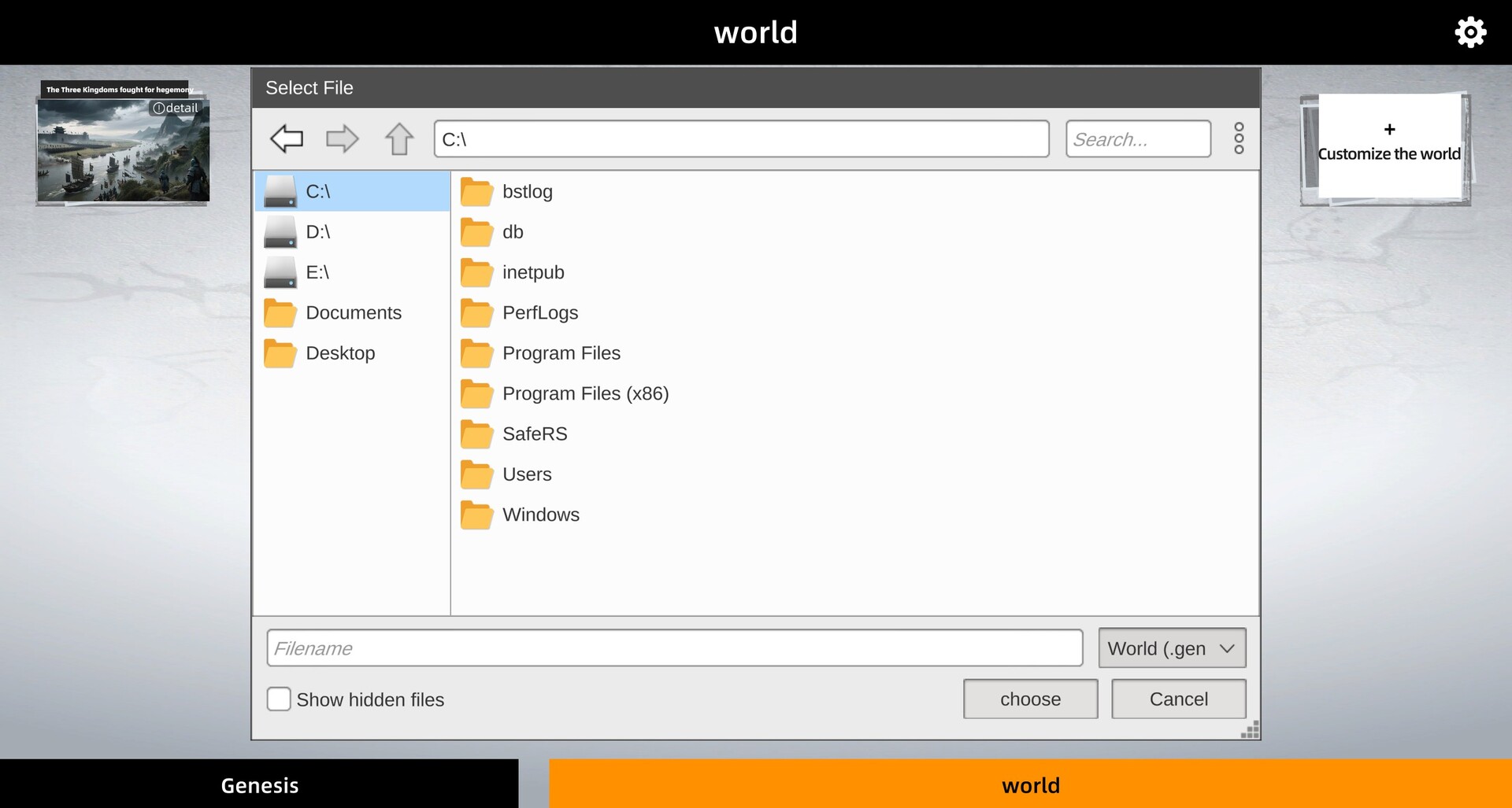 Genesis Relic: Idle Sandbox Simulator