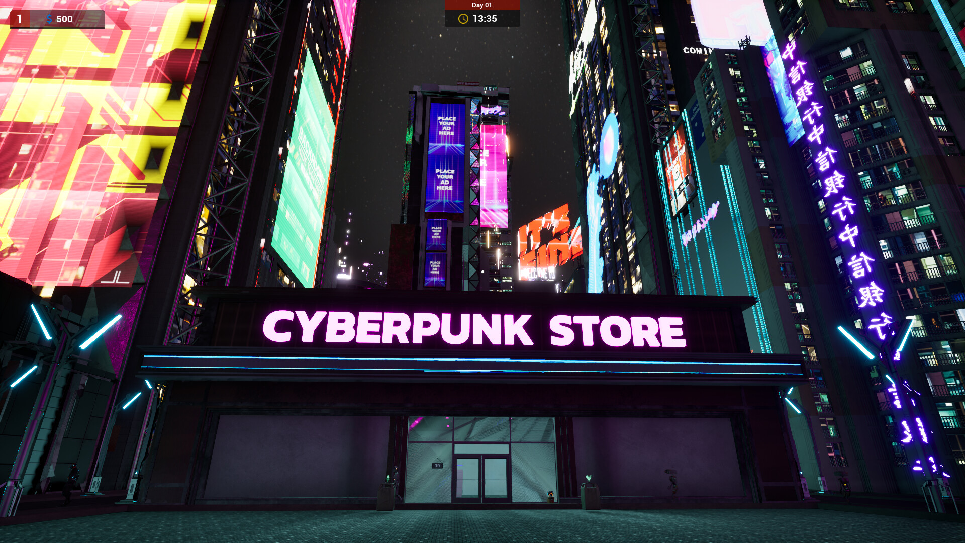 Cyberpunk Store Simulator