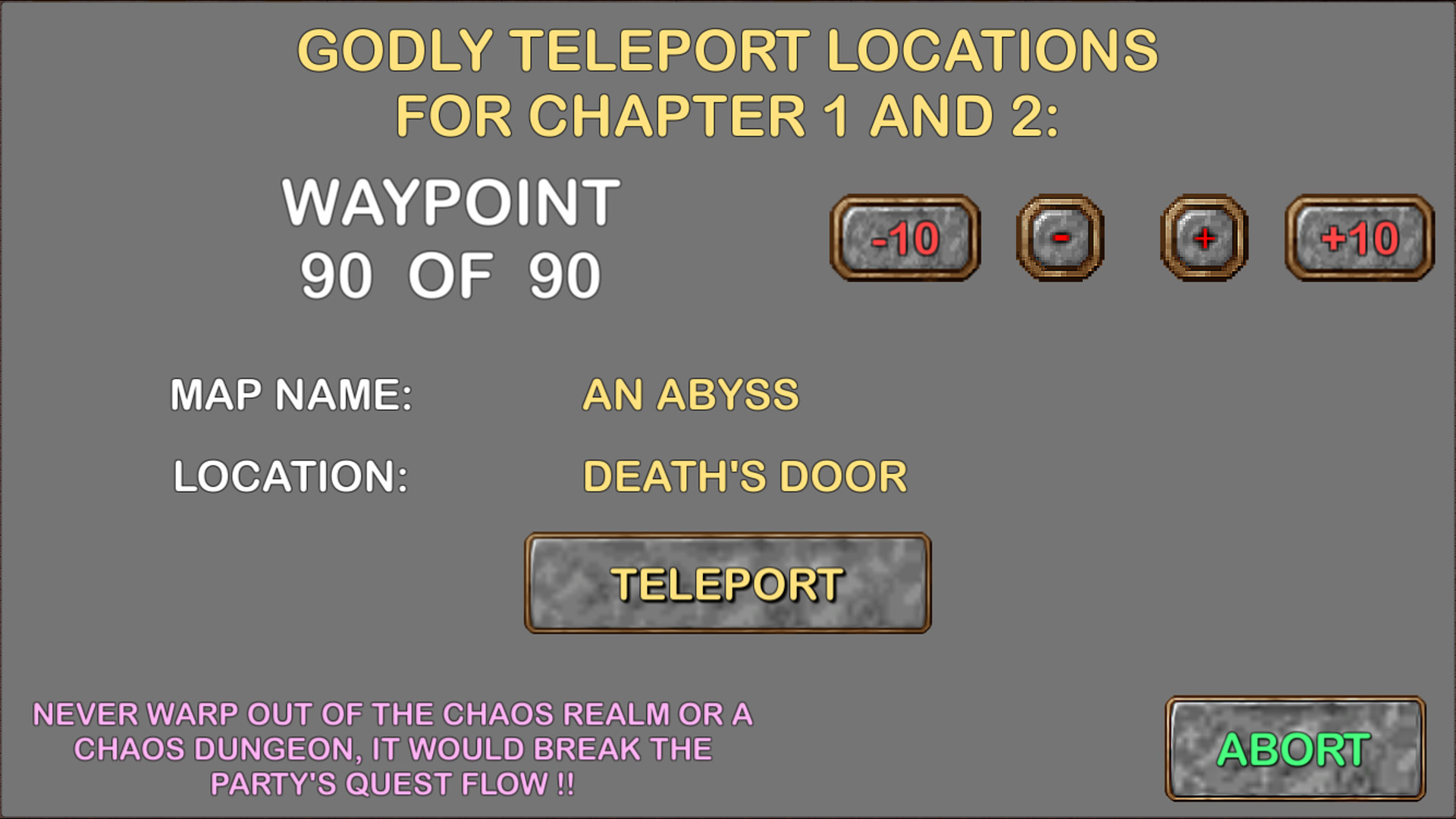 DoC: God Mode Edition