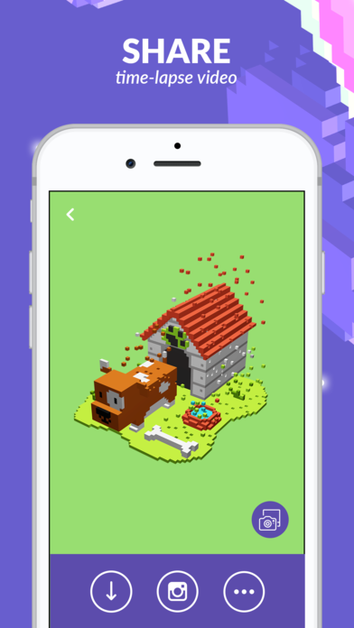 3d Voxel Art: Color by Number